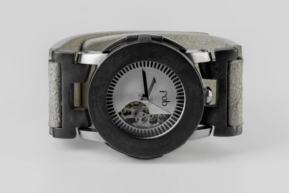 P4—FOB Watch #8308 (Case, Straight Strap [Studs], Oblivion, KA-KA-FLE) sold by Parts of Four