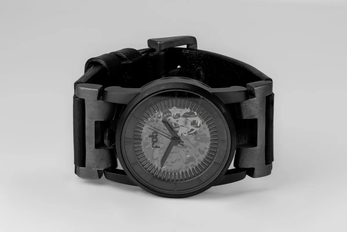P4—FOB Watch #8272 (Straight Strap [Buckle], Black Matte, KA-NG) sold by Parts of Four
