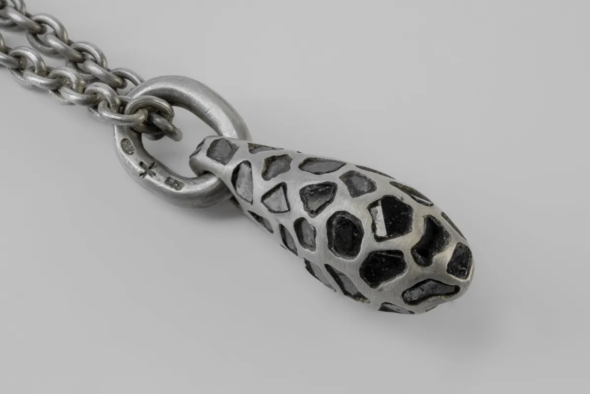 Chrysalis Necklace (Nympha, Mega Pavé, Polished Black Diamond Slabs, No.1, DA+PBLKDIA) sold by Parts of Four