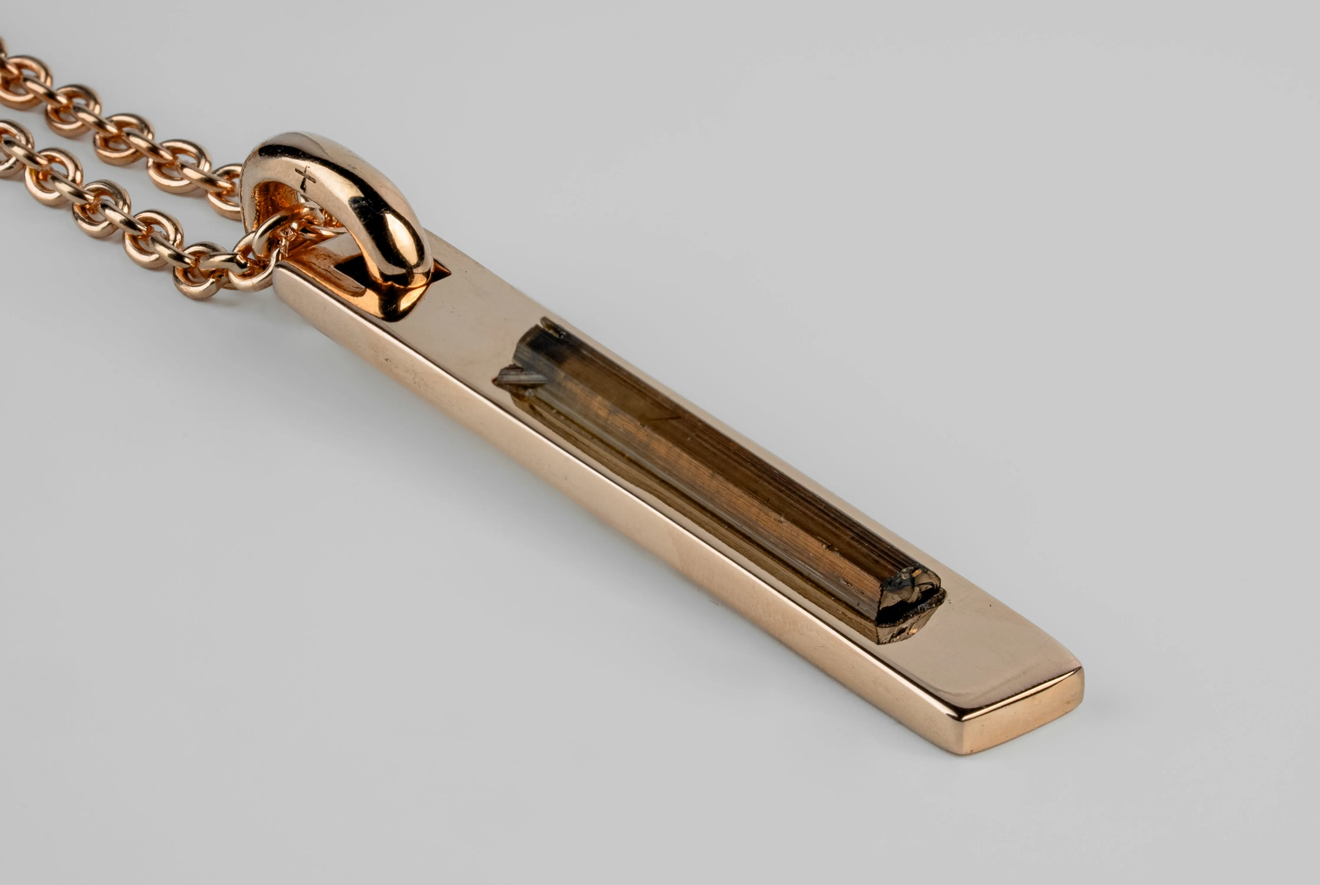 Plate Necklace (Adaptation, Dravite, YM+YMA+DRAV) sold by Parts of Four