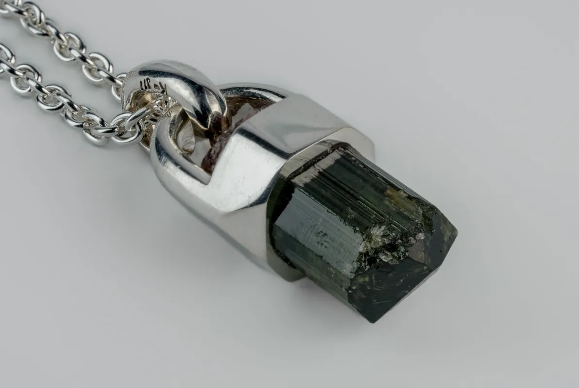 Talisman Necklace SPECIMEN (Brace-Held, Elbaite, PA+ELB) sold by Parts of Four