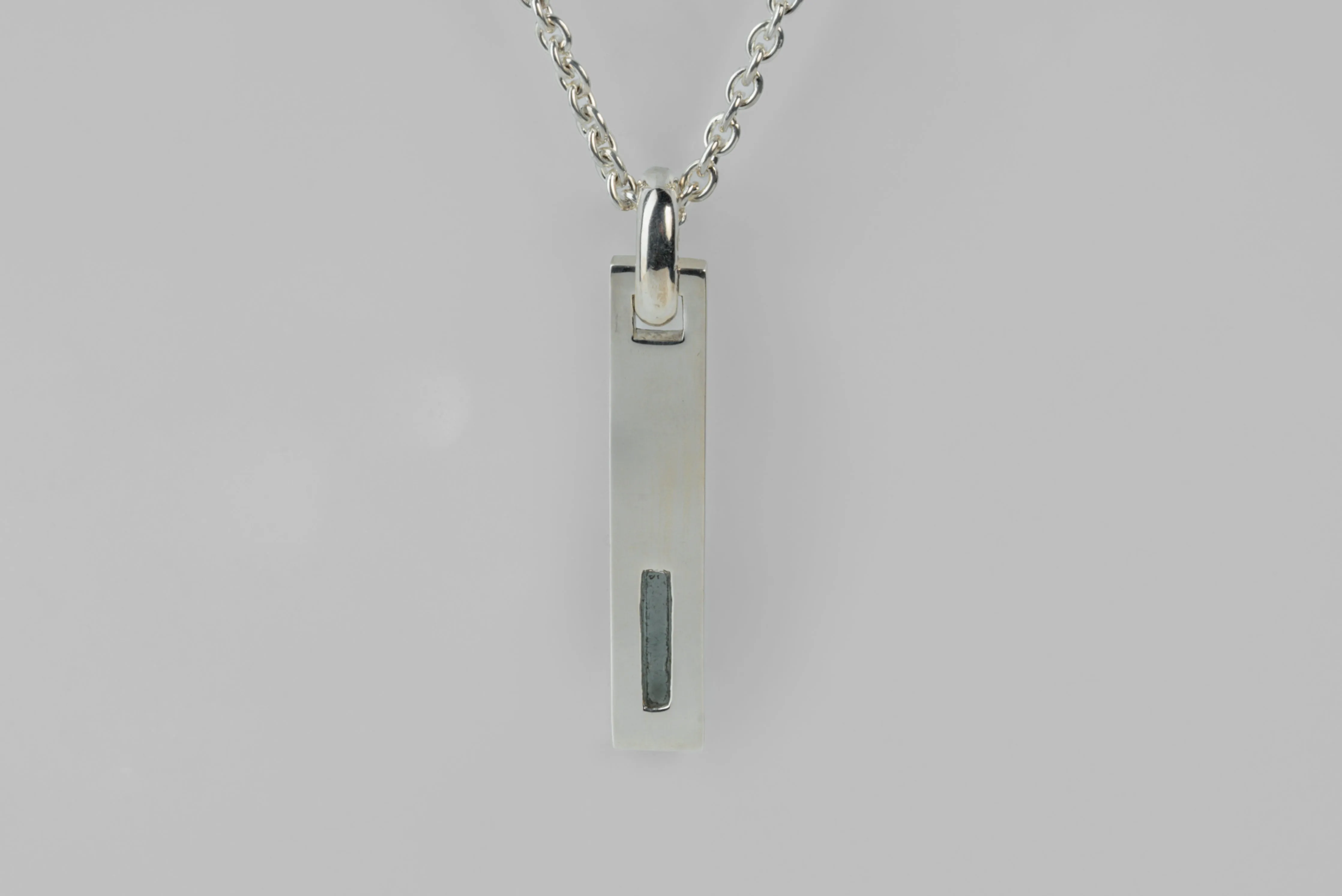 Plate Necklace (Adaptation, Beryl, PA+BER) sold by Parts of Four product image thumbnail 4