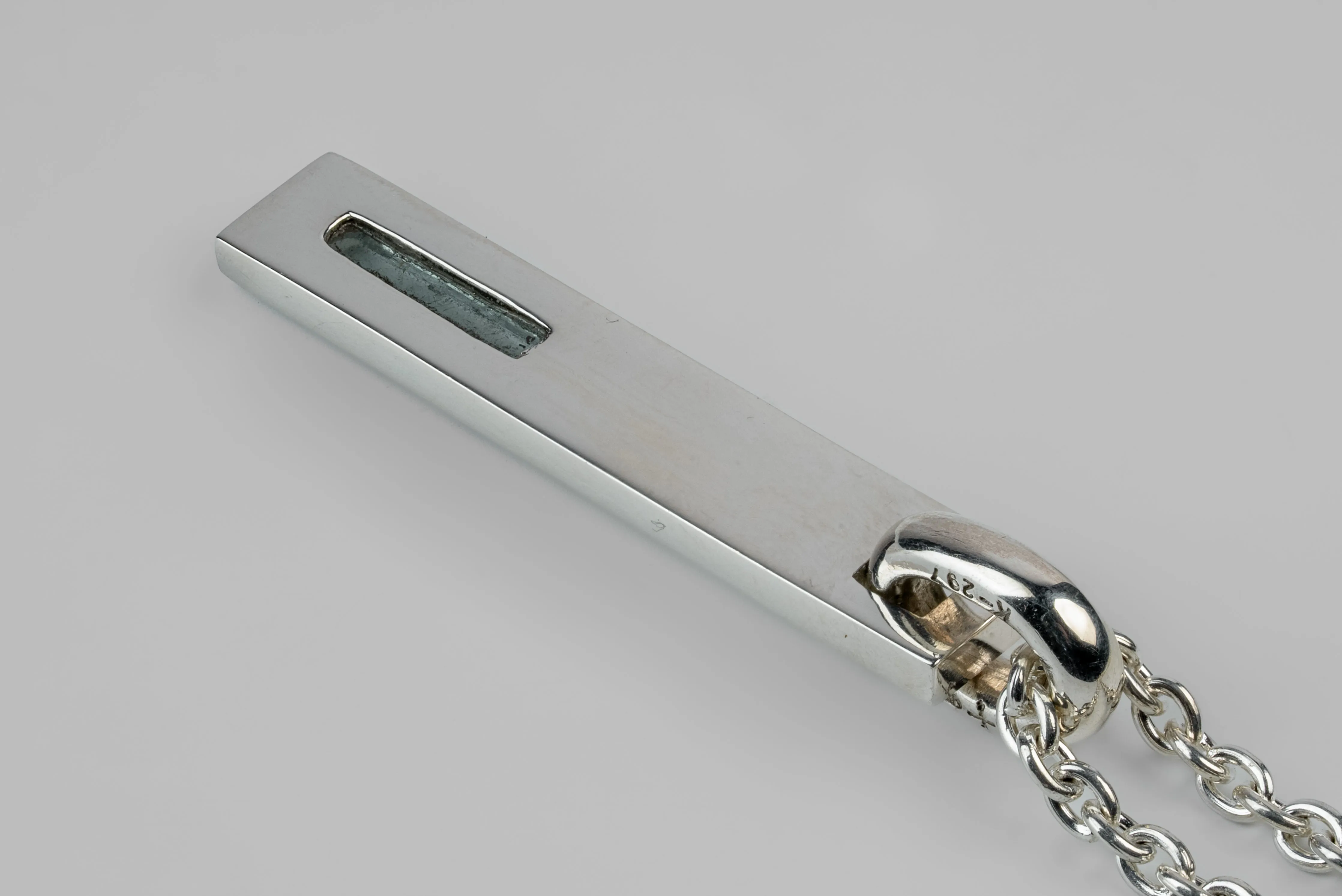 Plate Necklace (Adaptation, Beryl, PA+BER) sold by Parts of Four product image thumbnail 2