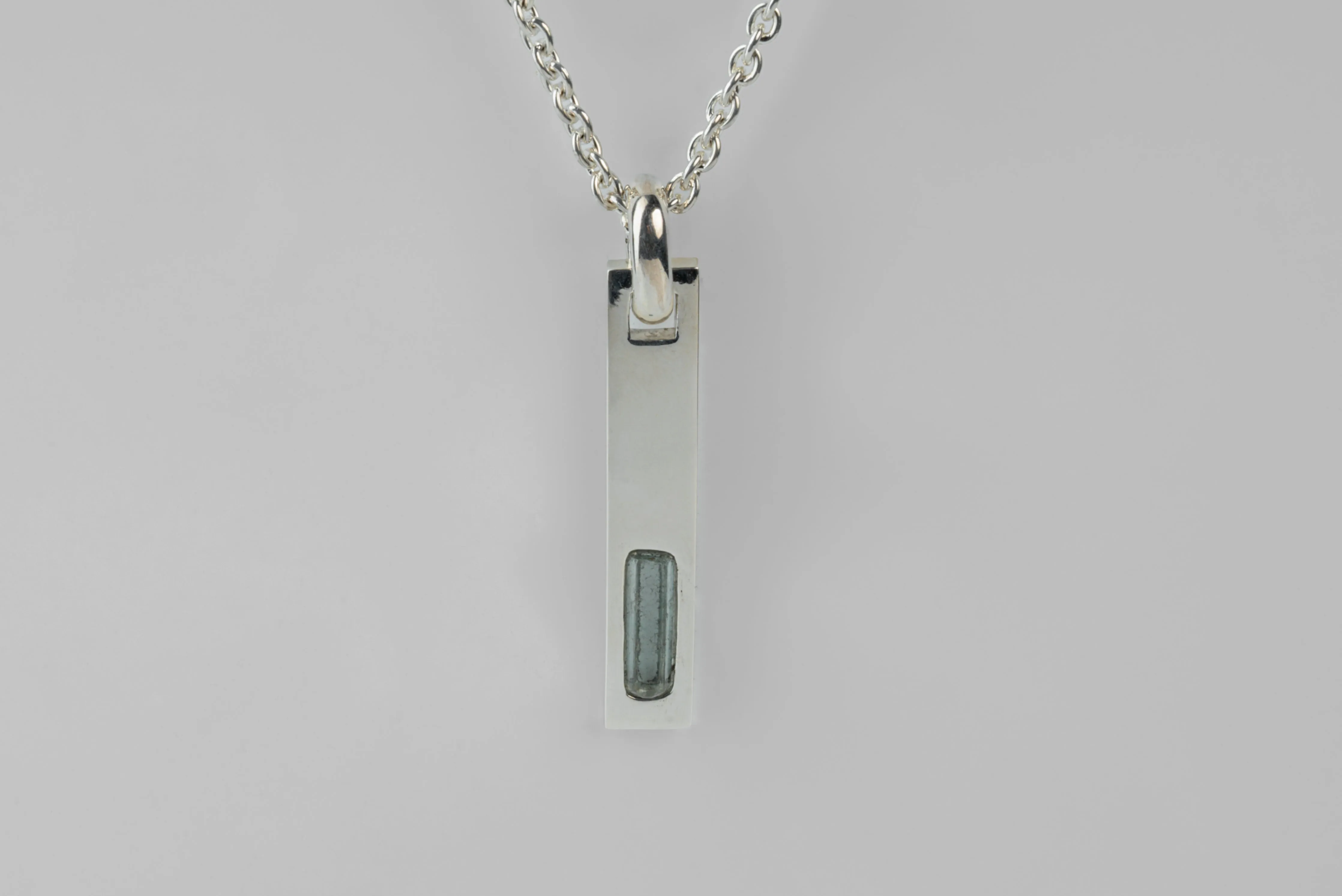 Plate Necklace (Adaptation, Beryl, PA+BER) sold by Parts of Four product image thumbnail 3