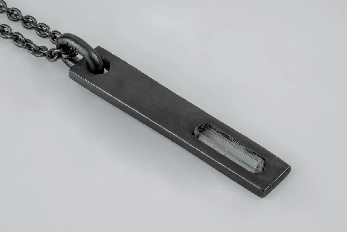 Plate Necklace (50cm, Adaptation, Elbaite, KA+ELB) sold by Parts of Four