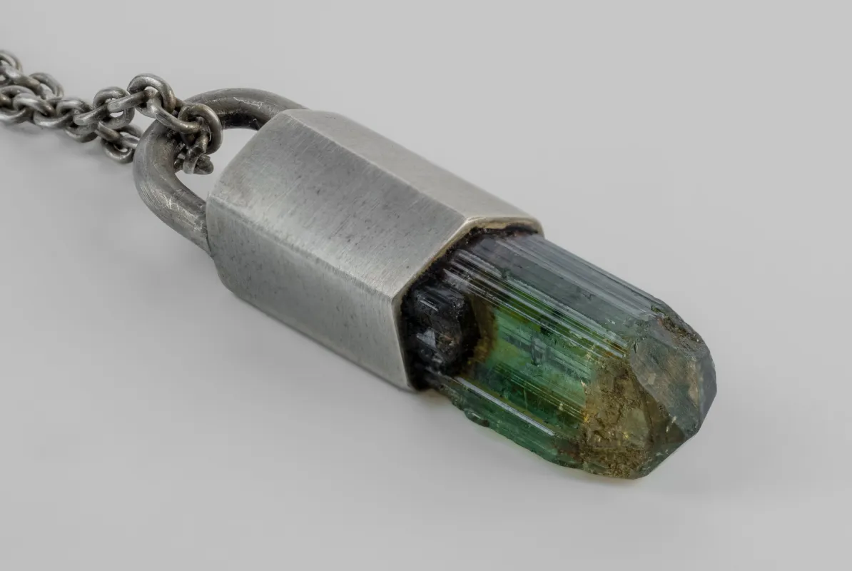 Talisman Necklace SPECIMEN (Verdelite, DA+VER) sold by Parts of Four