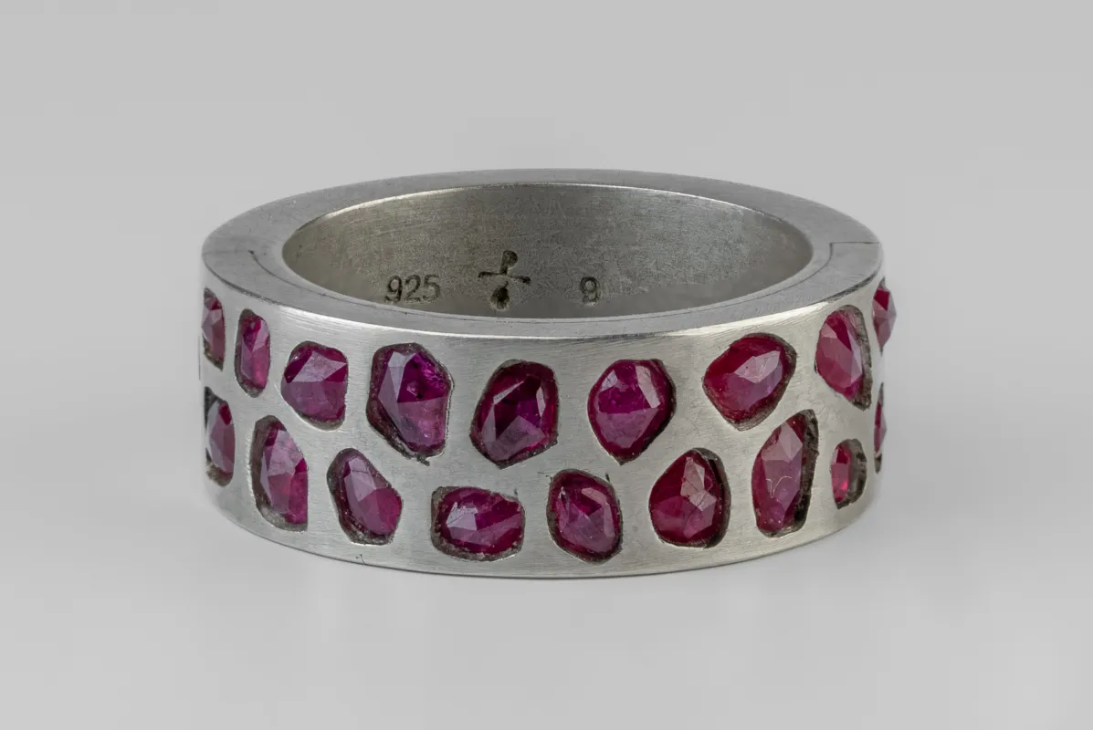 Sistema Ring (Mega Pavé, Ruby Slices, 9mm, DA+RUB) sold by Parts of Four