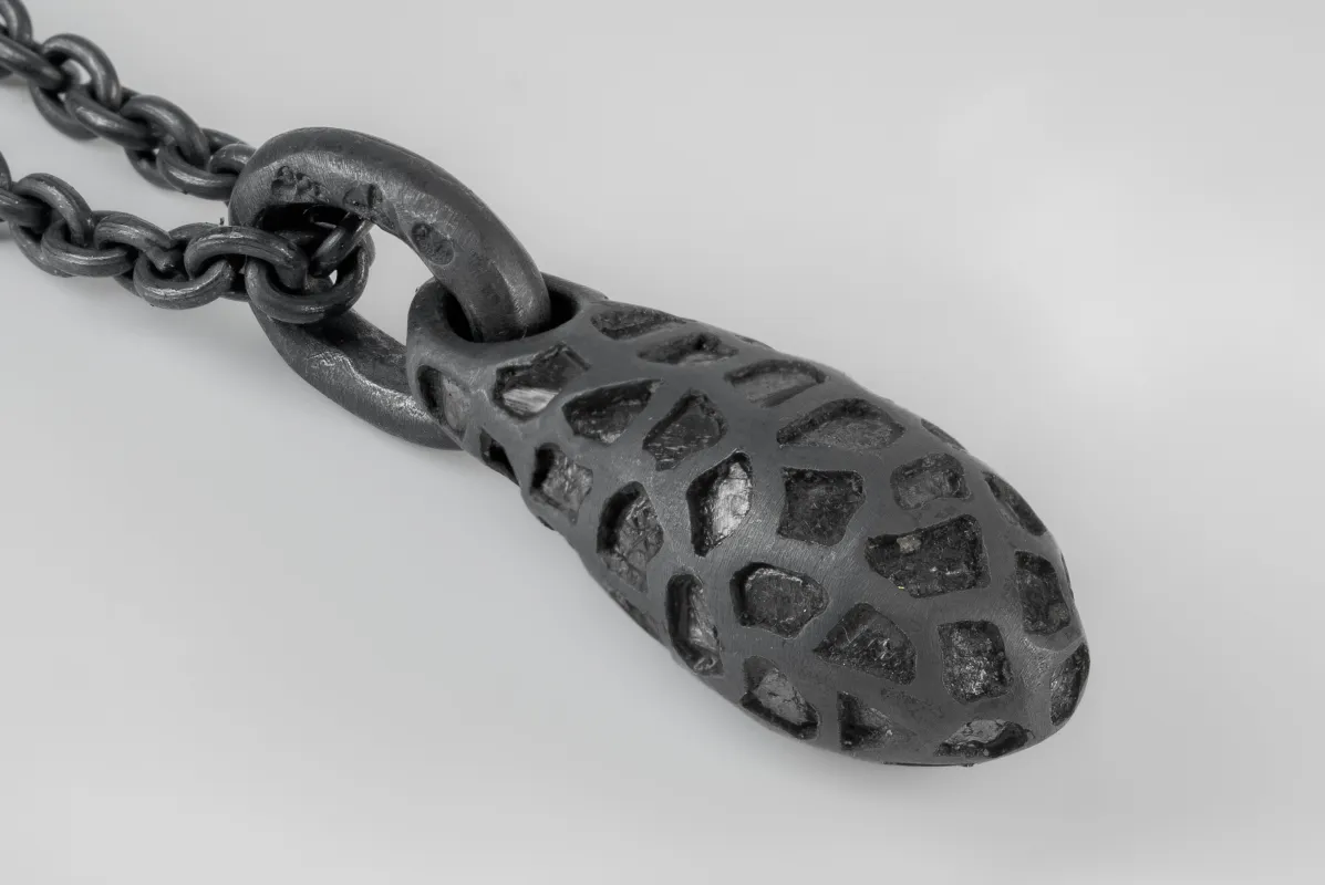 Chrysalis Necklace (Nympha, Mega Pavé, Black Diamond Fragments, No.1, KA+KFRDIA) sold by Parts of Four