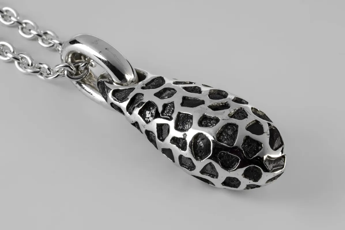 Chrysalis Necklace (Nympha, Mega Pavé, Black Diamond Fragments, No.3, PA+KFRDIA) sold by Parts of Four