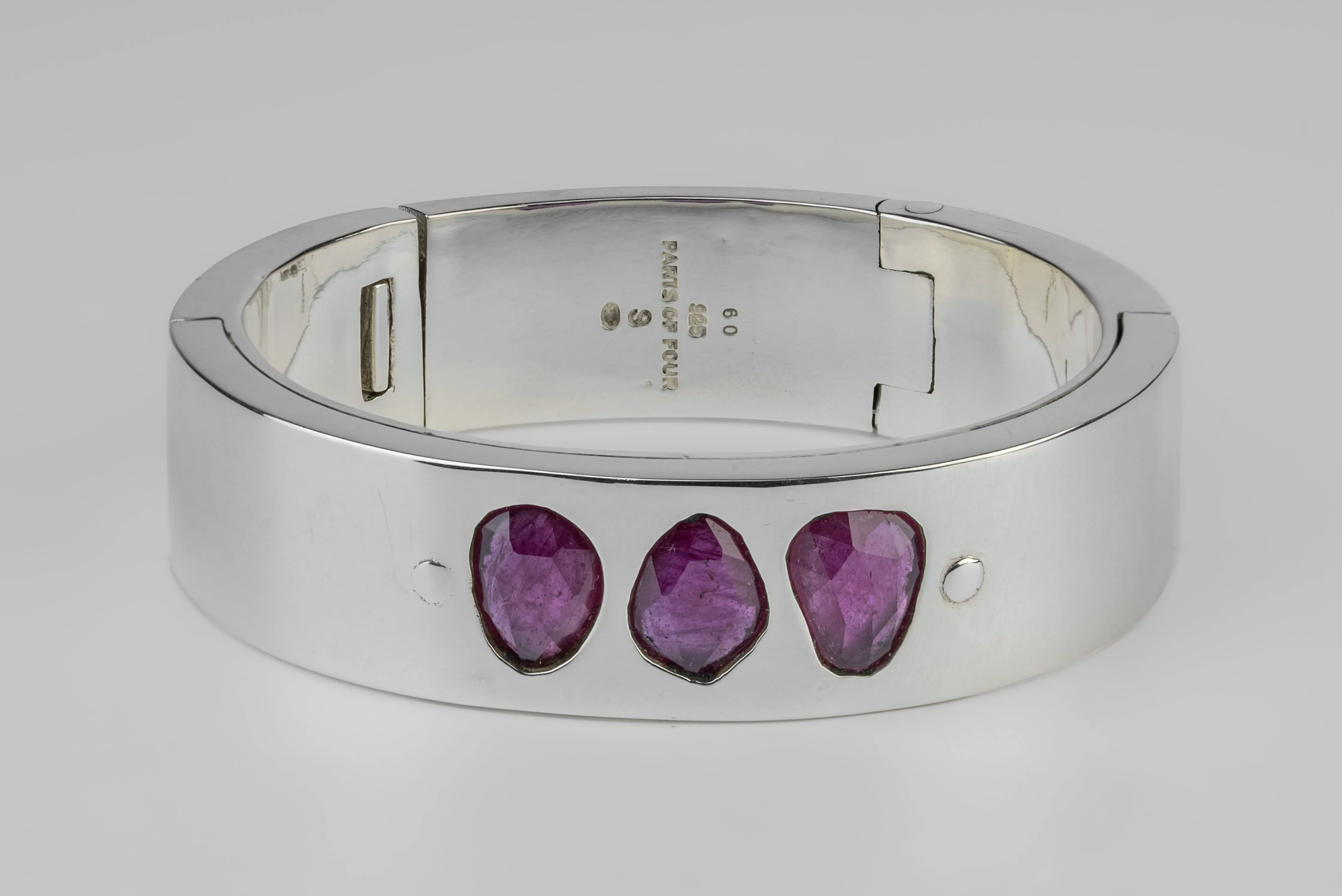 Sistema Bracelet v2 (6.0 CT, 3 Ruby Slices, 17mm, PA+RUB) sold by Parts of Four