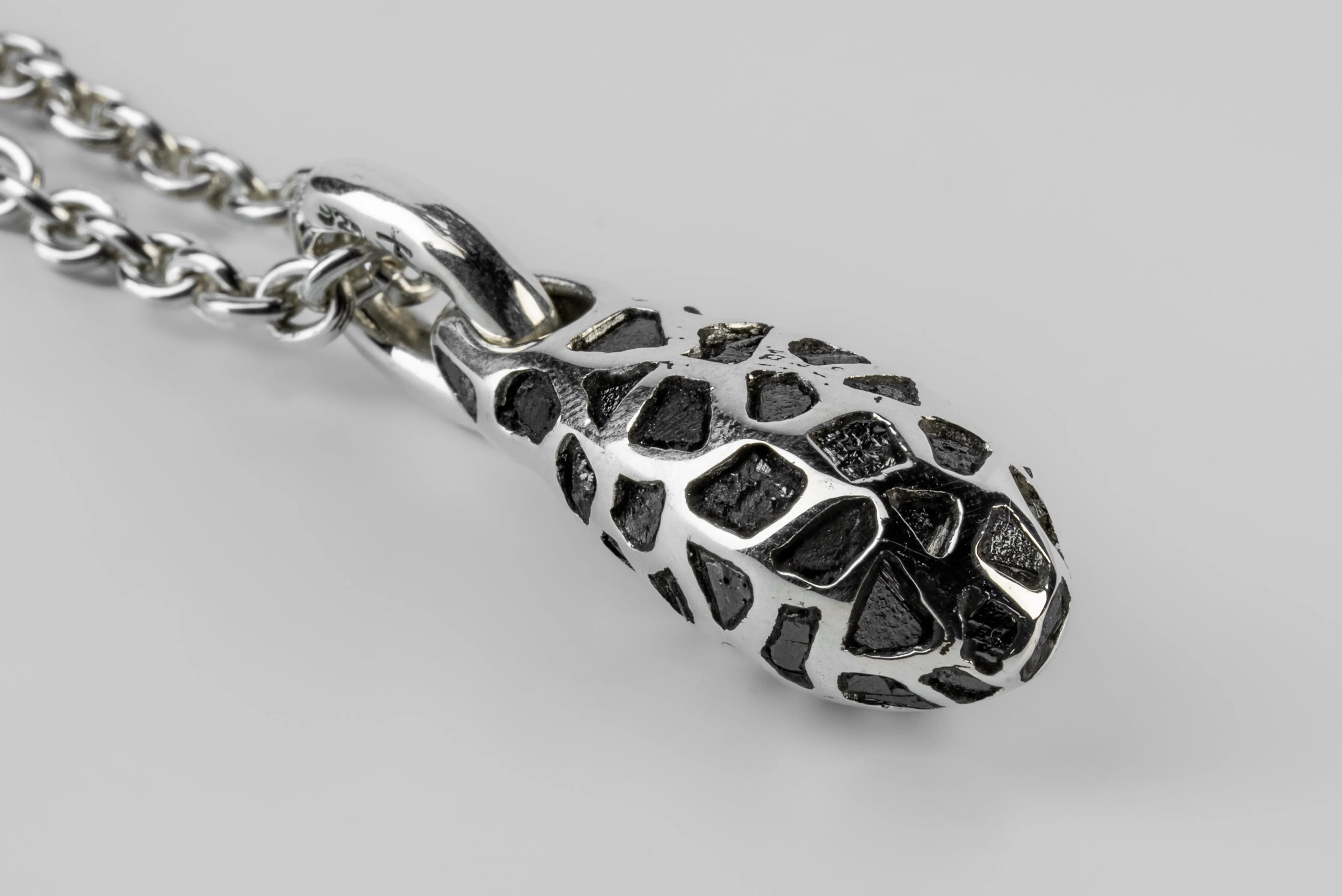 Chrysalis Necklace (Nympha, Mega Pavé, Black Diamond Fragments, No.1, PA+KFRDIA) sold by Parts of Four