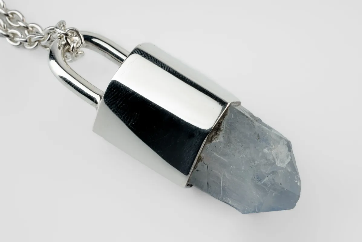 Talisman Necklace SPECIMEN (Dumortierite, PA+DUM) sold by Parts of Four