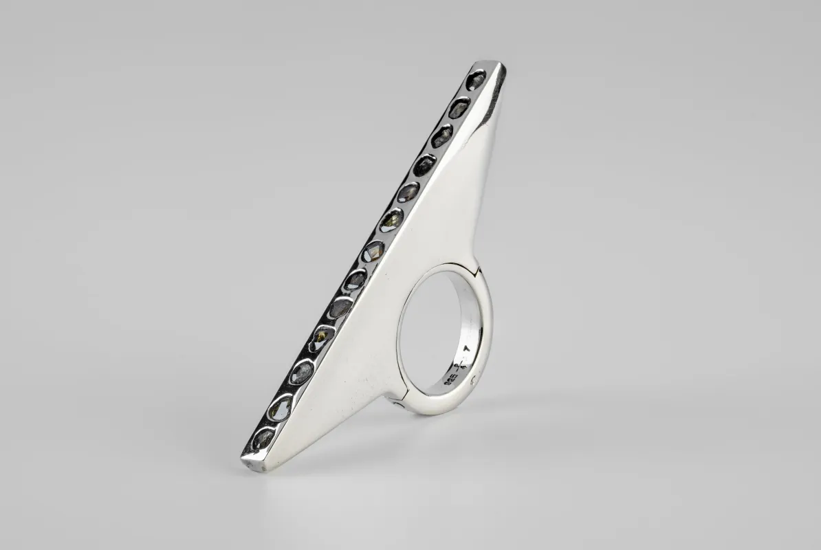 Sistema Ring (Bridge, Mega Pavé, 4mm, PA+DIA) sold by Parts of Four