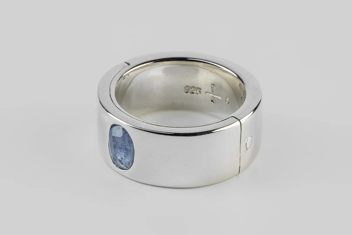Sistema Ring (0.7 CT, Tanzanite Slice, 9mm, PA+TAN) sold by Parts of Four