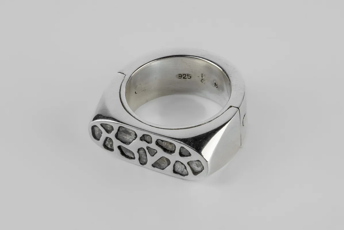 Sistema Ring (Oval, Mega Pavé, 9mm, PA+DIA) sold by Parts of Four
