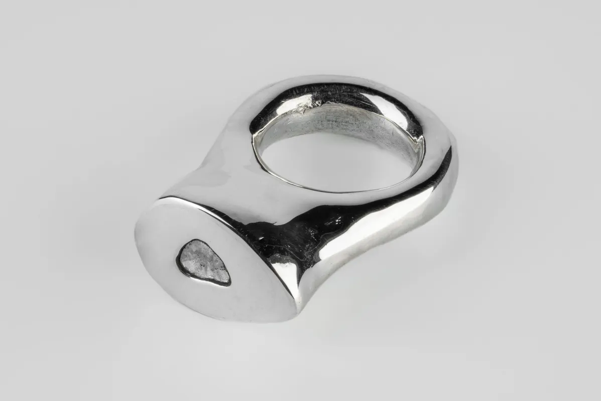 Tall Roman Ring (0.2 CT, Diamond Slab, PA+DIA) sold by Parts of Four