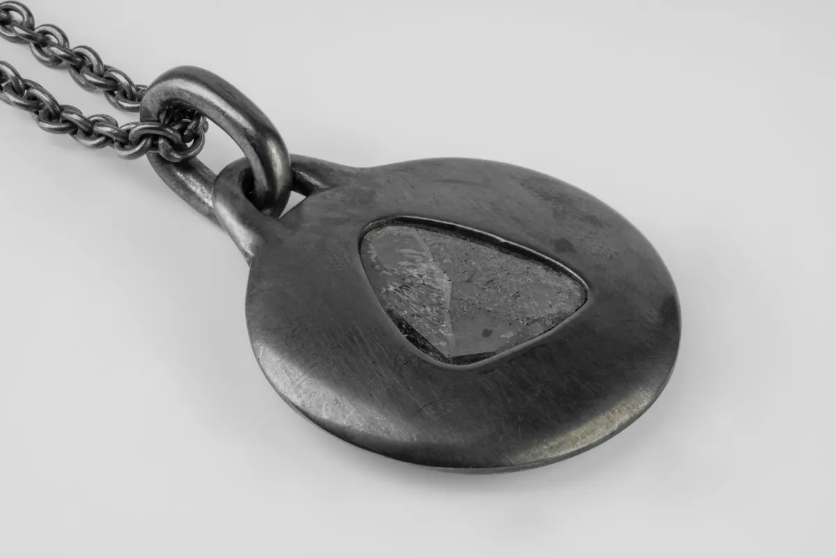 Disk Necklace (3.0 CT, Diamond Slab, 35mm, KA+DIA) sold by Parts of Four