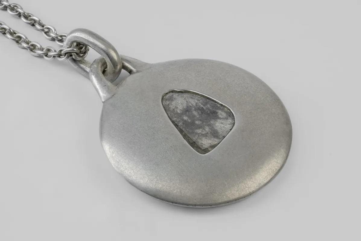 Morphed Disk Necklace (3.0 CT, Diamond Slab, 45mm, DA+DIA) sold by Parts of Four