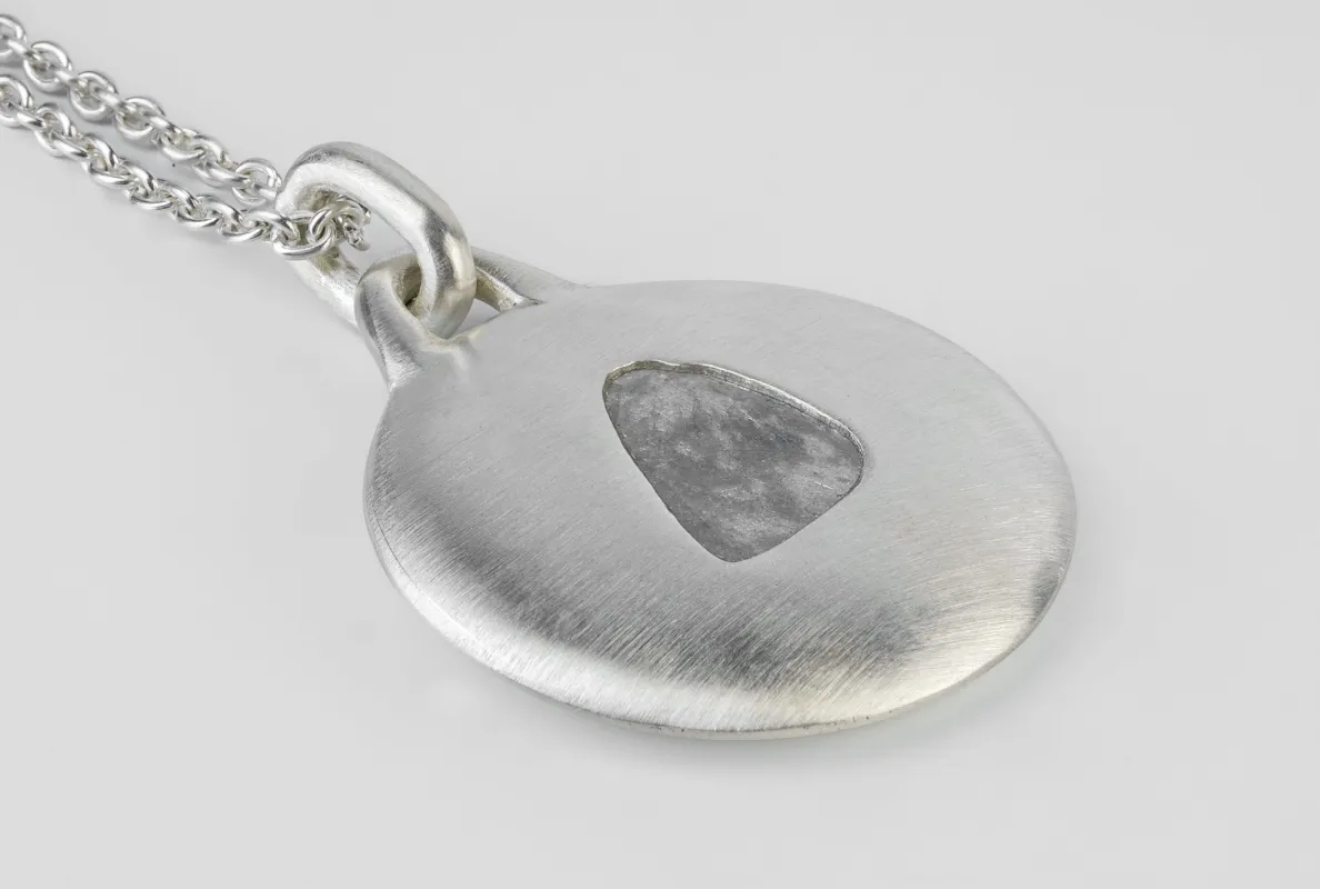 Morphed Disk Necklace (3.0 CT, Diamond Slab, 45mm, MA+DIA) sold by Parts of Four