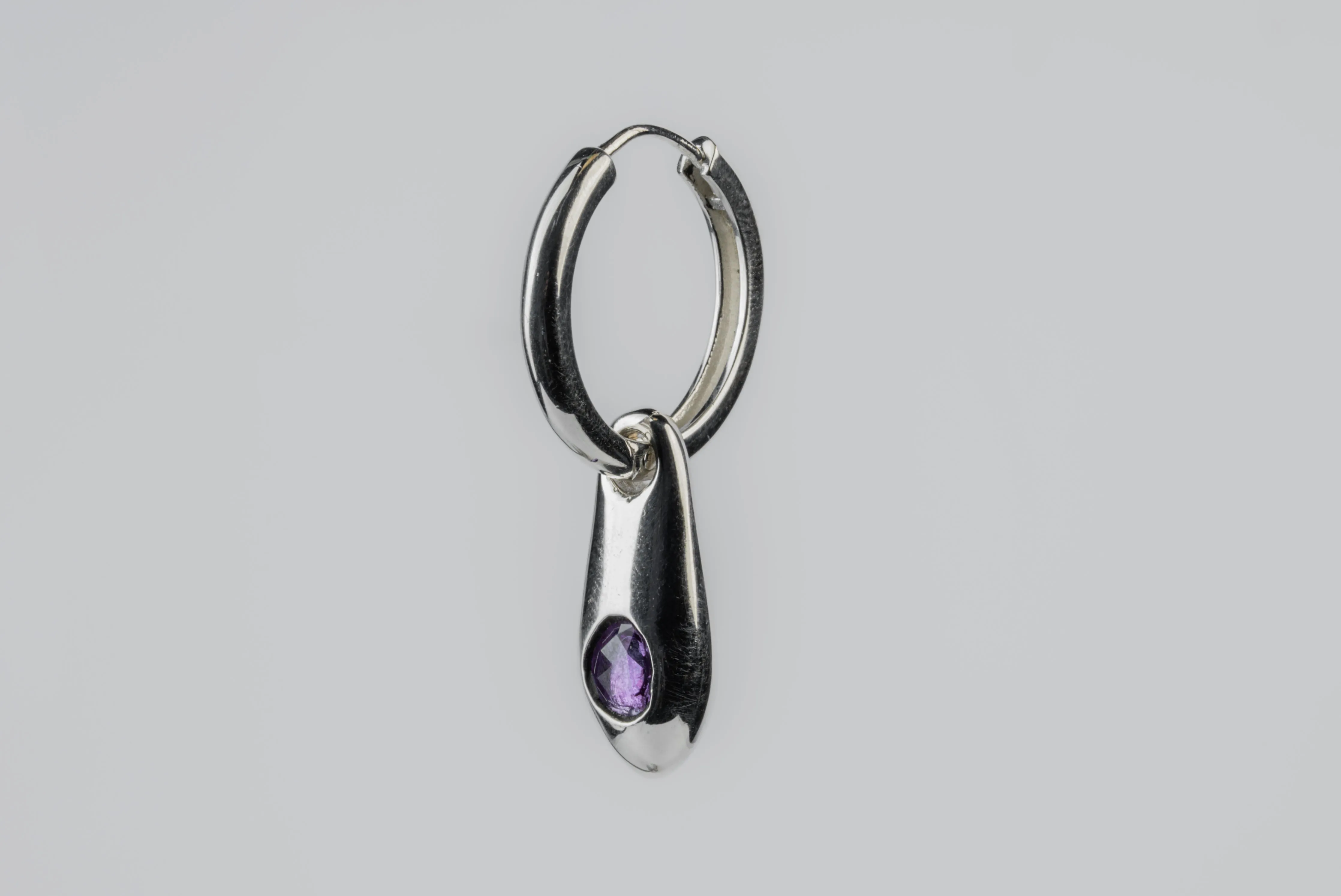 Chrysalis Earring Single Set (0.6 CT Purple Sapphire Faceted Slab, PA+PRSAF) sold by Parts of Four product image thumbnail 4
