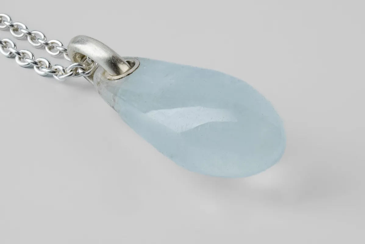 Chrysalis Necklace SPECIMEN (No. 3, Aquamarine, MA+AQU) sold by Parts of Four
