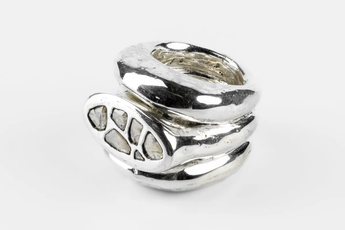 Stack Ring (Roman Mountain, Mega Pavé, PA+DIA) sold by Parts of Four