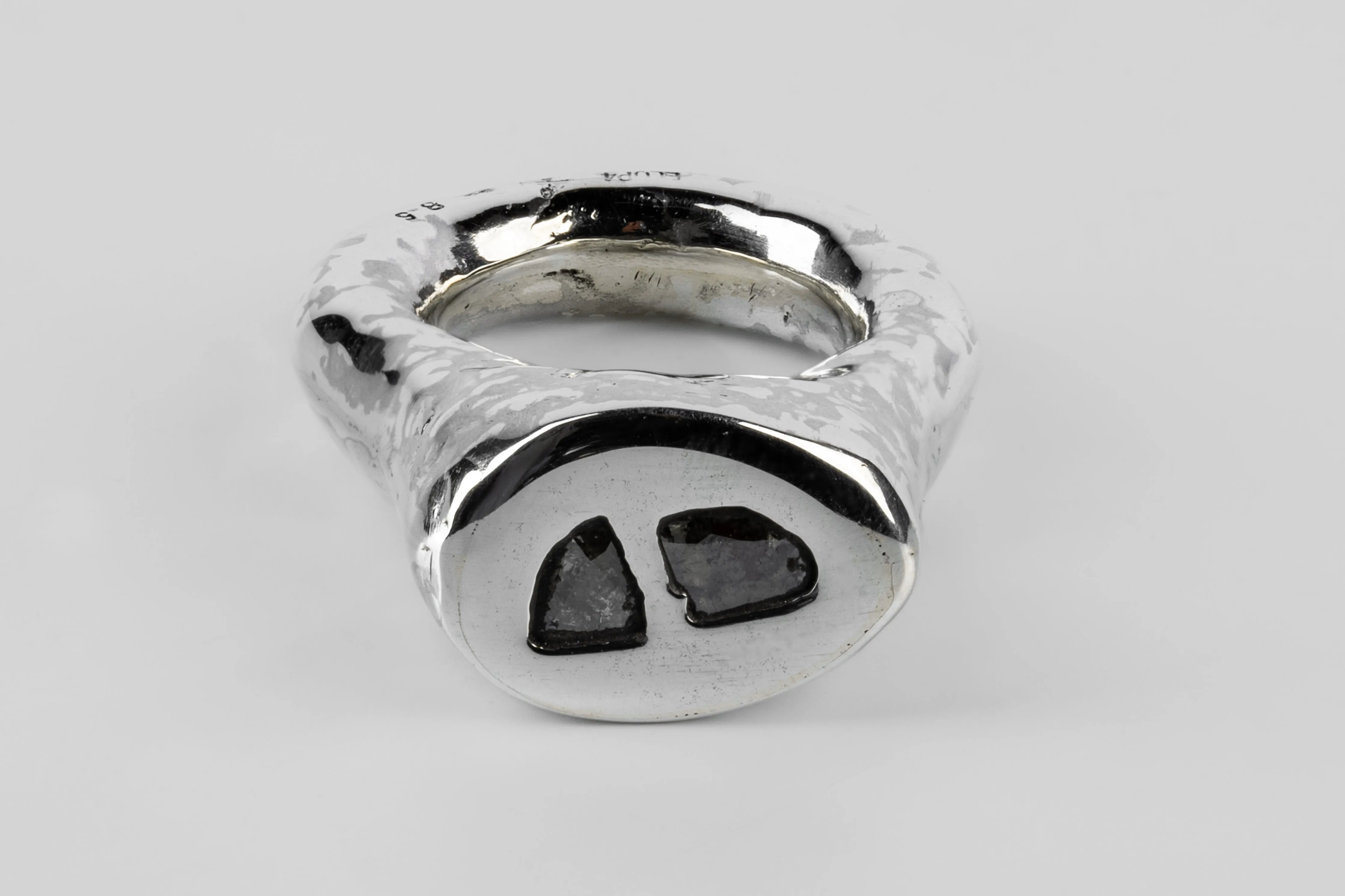 Tall Roman Ring (0.4 CT, 2 Diamond Slabs, PA+DIA) sold by Parts of Four product image thumbnail 3