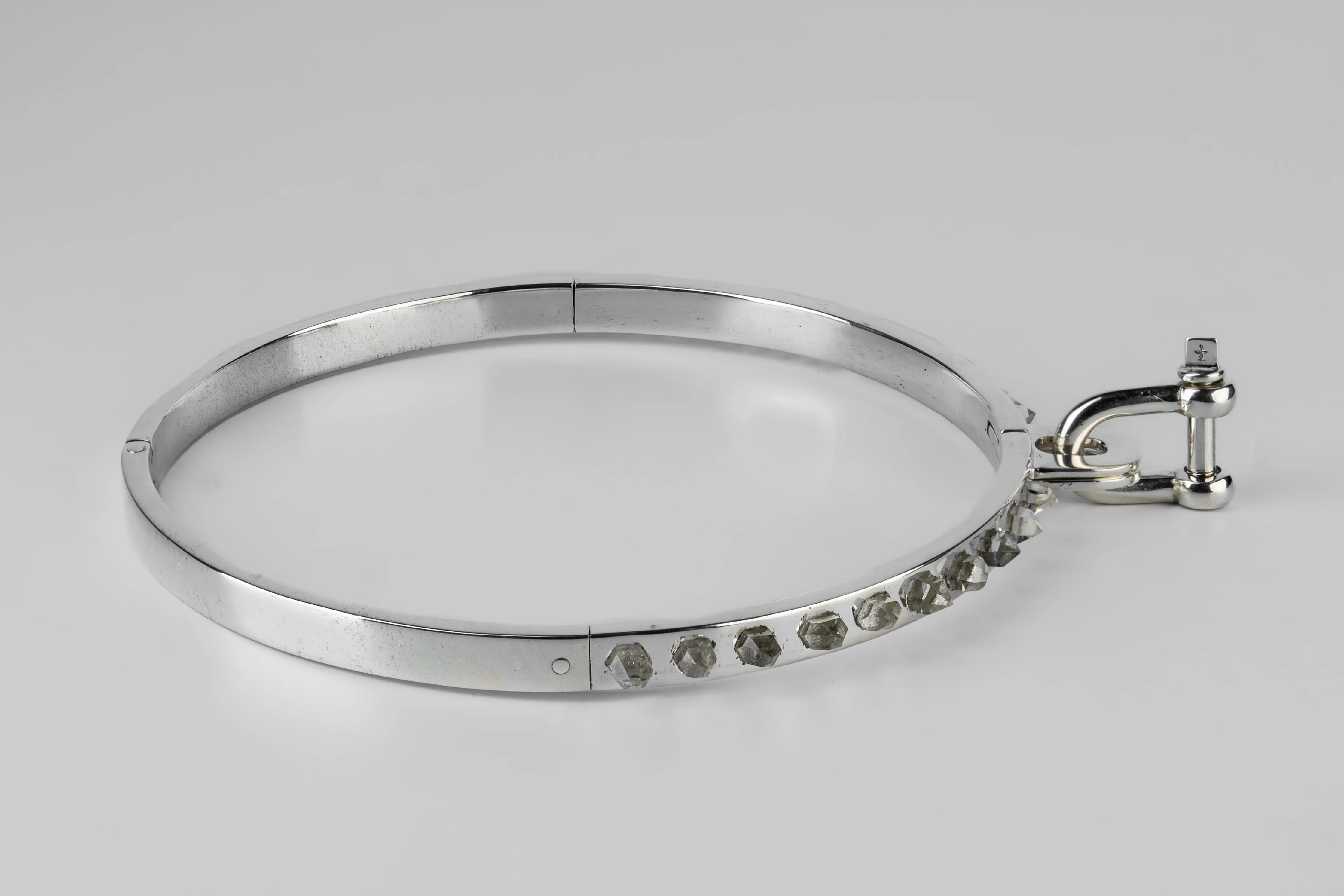 Neck Cuff (Tiny Herkimer Spikes, 9mm, PA+HER) sold by Parts of Four product image thumbnail 2