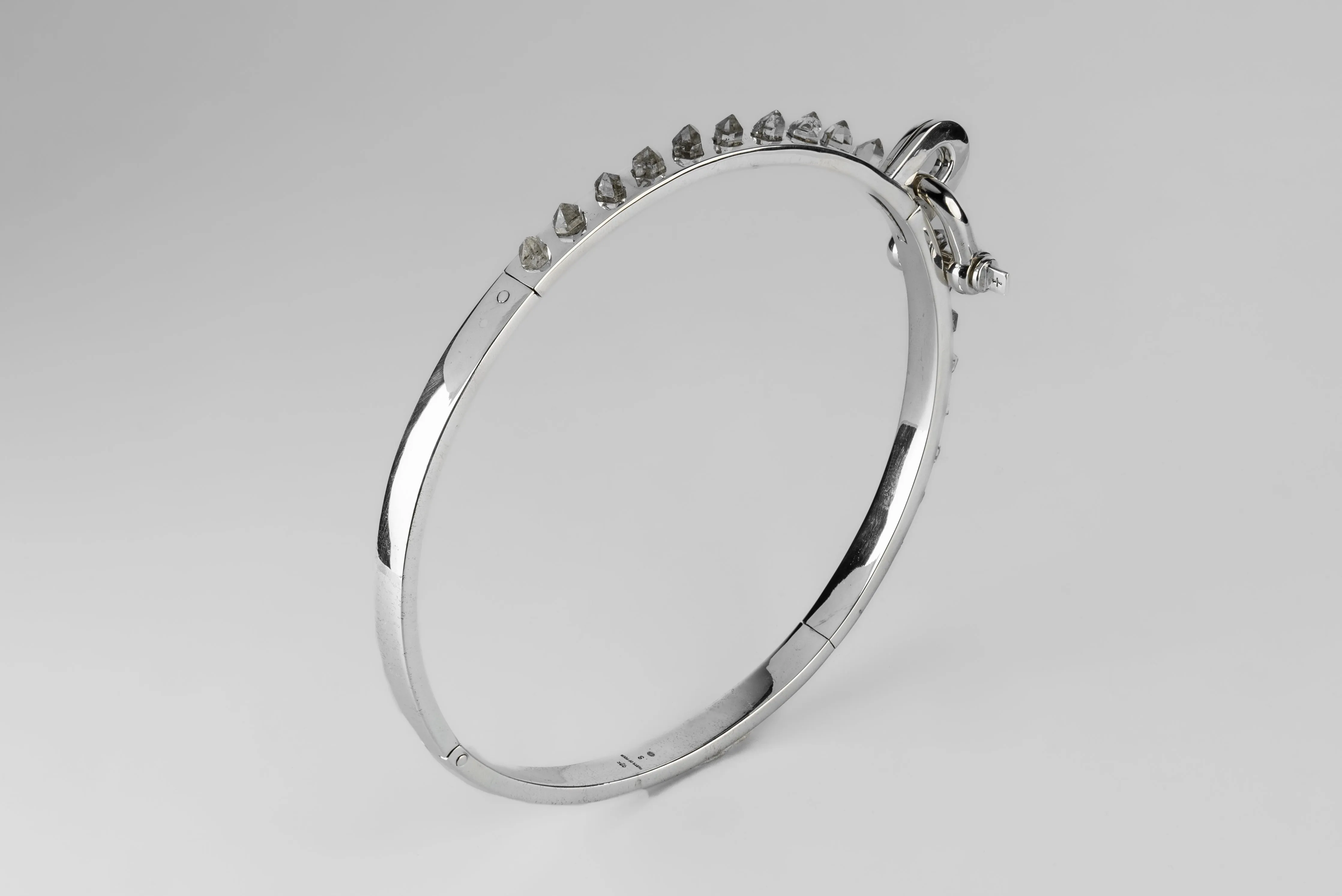 Neck Cuff (Tiny Herkimer Spikes, 9mm, PA+HER) sold by Parts of Four product image thumbnail 3