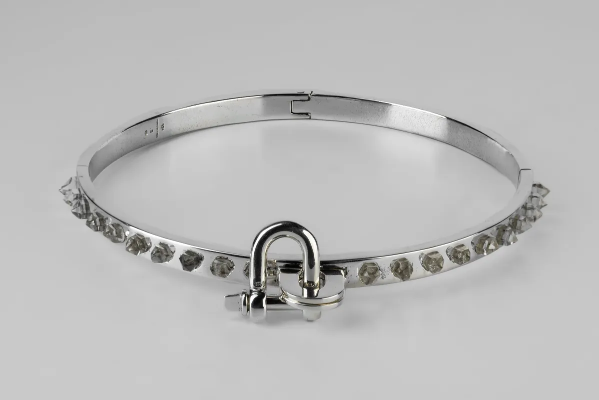 Neck Cuff (Tiny Herkimer Spikes, 9mm, PA+HER) sold by Parts of Four