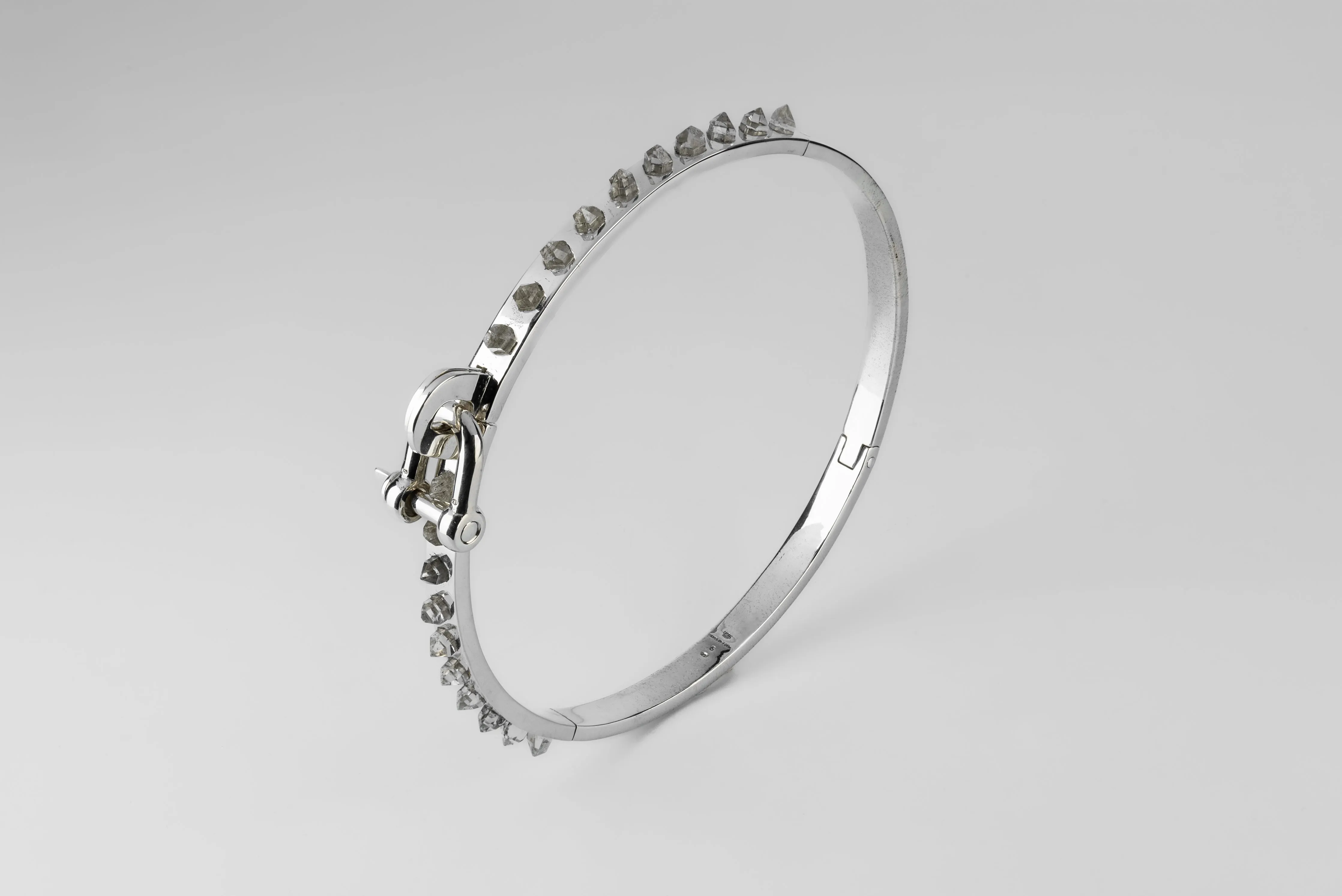 Neck Cuff (Tiny Herkimer Spikes, 9mm, PA+HER) sold by Parts of Four product image thumbnail 4