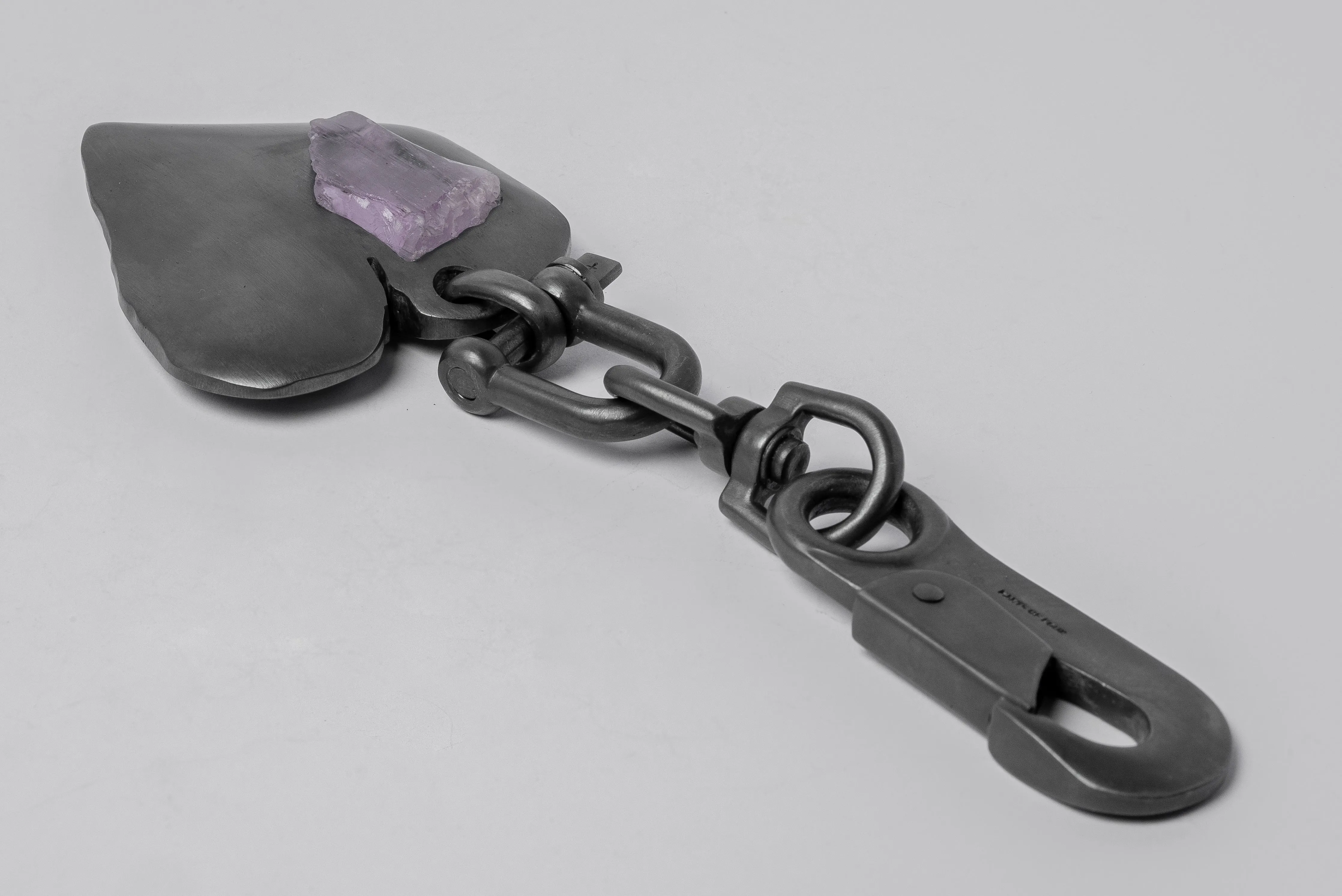 Jazz's Solid Heart Charm (Big, Pink Kunzite, KAS+KUN) sold by Parts of Four product image thumbnail 3