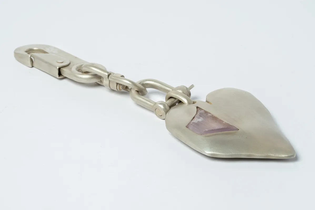 Jazz's Solid Heart Charm (Big, Pink Kunzite, AS+KUN) sold by Parts of Four