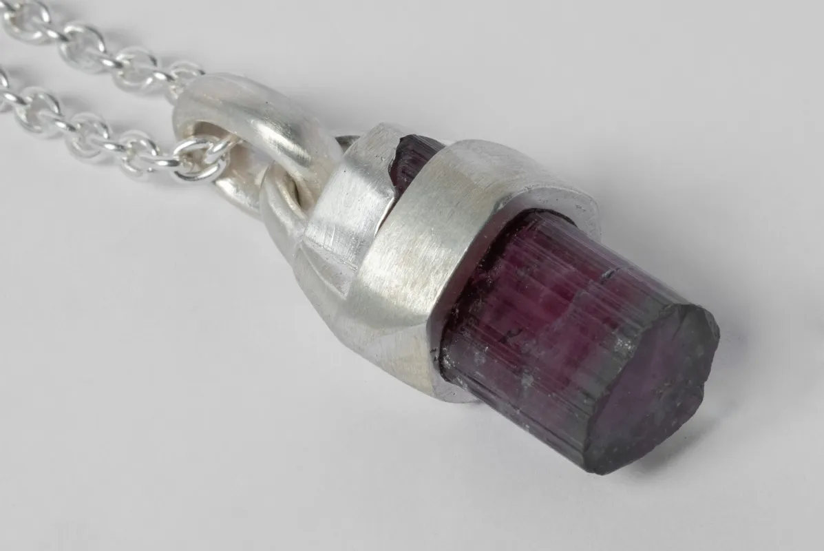 Talisman Necklace SPECIMEN (Brace-Held, Healed. Elbaite, MA+ELB) sold by Parts of Four
