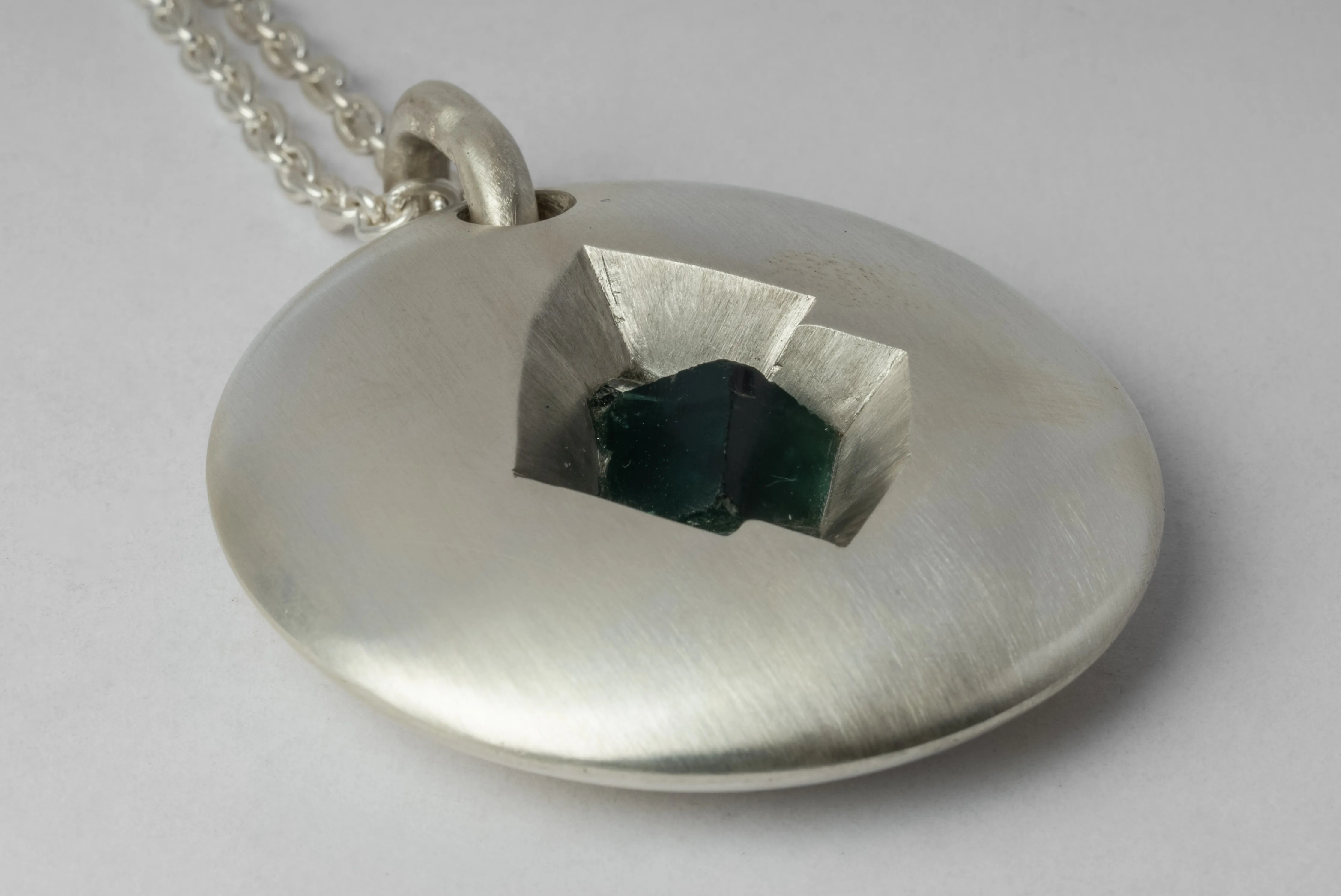 Disk Necklace (50mm, Fluorite, MA+FLO) sold by Parts of Four