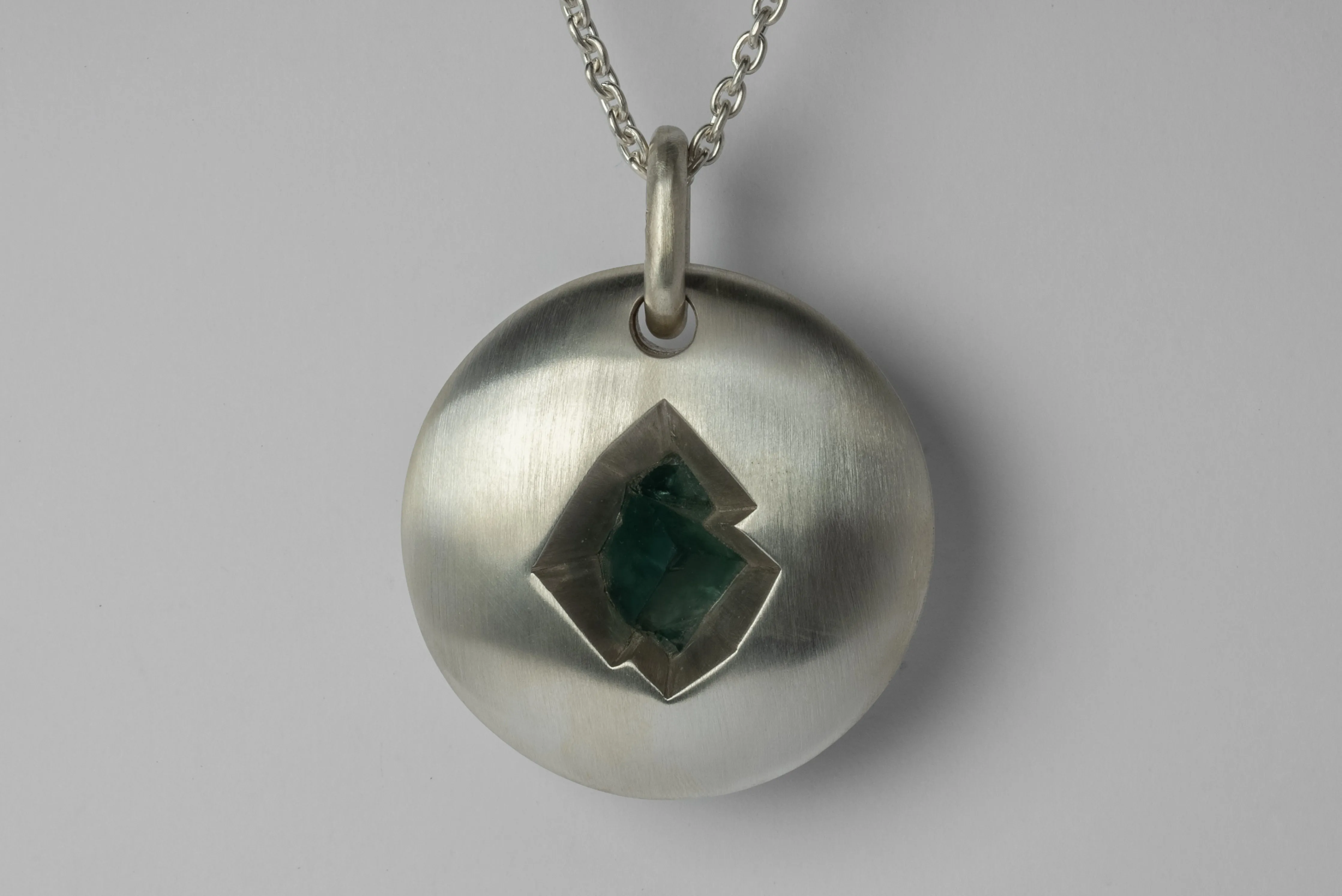 Disk Necklace (50mm, Fluorite, MA+FLO) sold by Parts of Four product image thumbnail 3