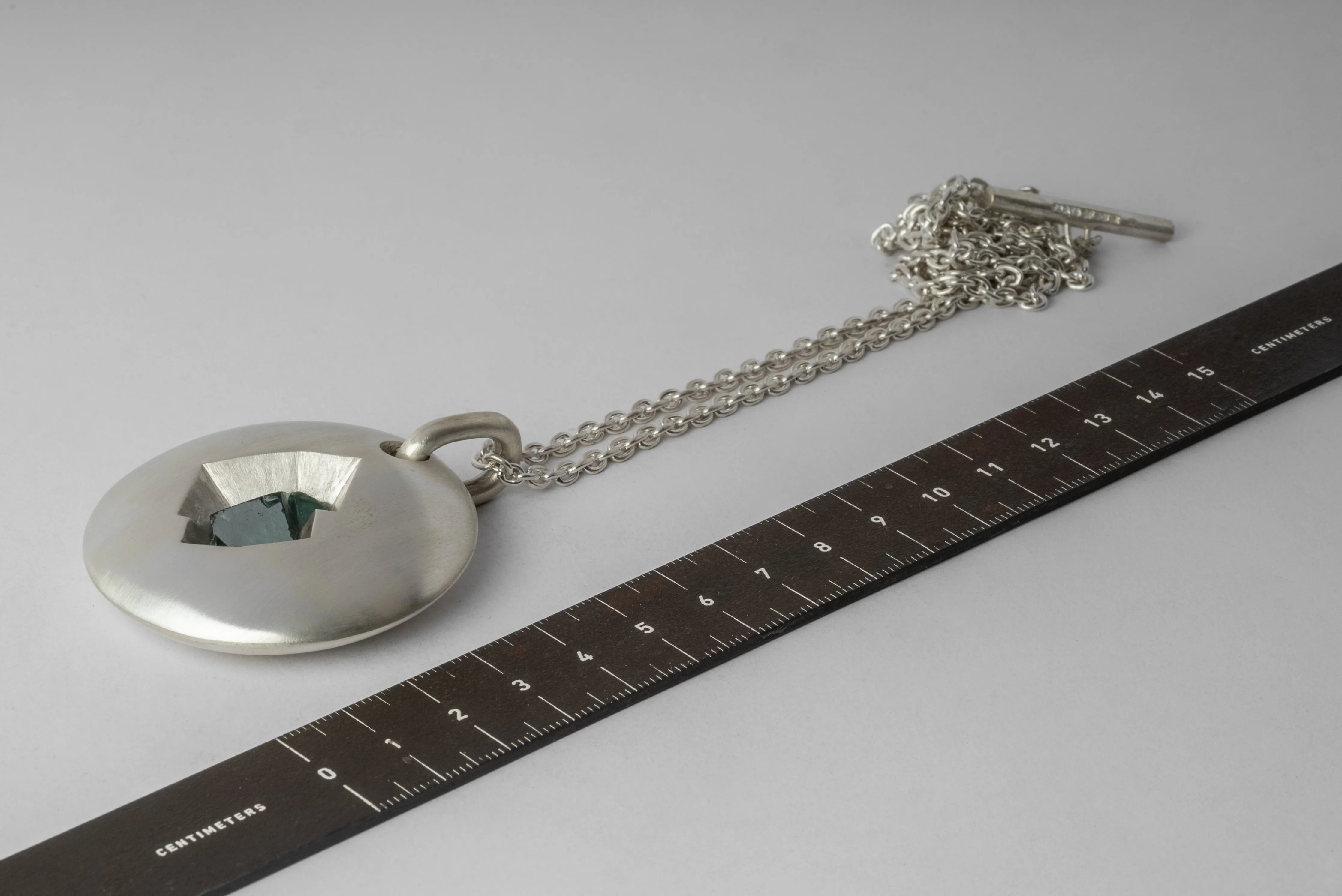 Disk Necklace (50mm, Fluorite, MA+FLO) sold by Parts of Four product image thumbnail 4