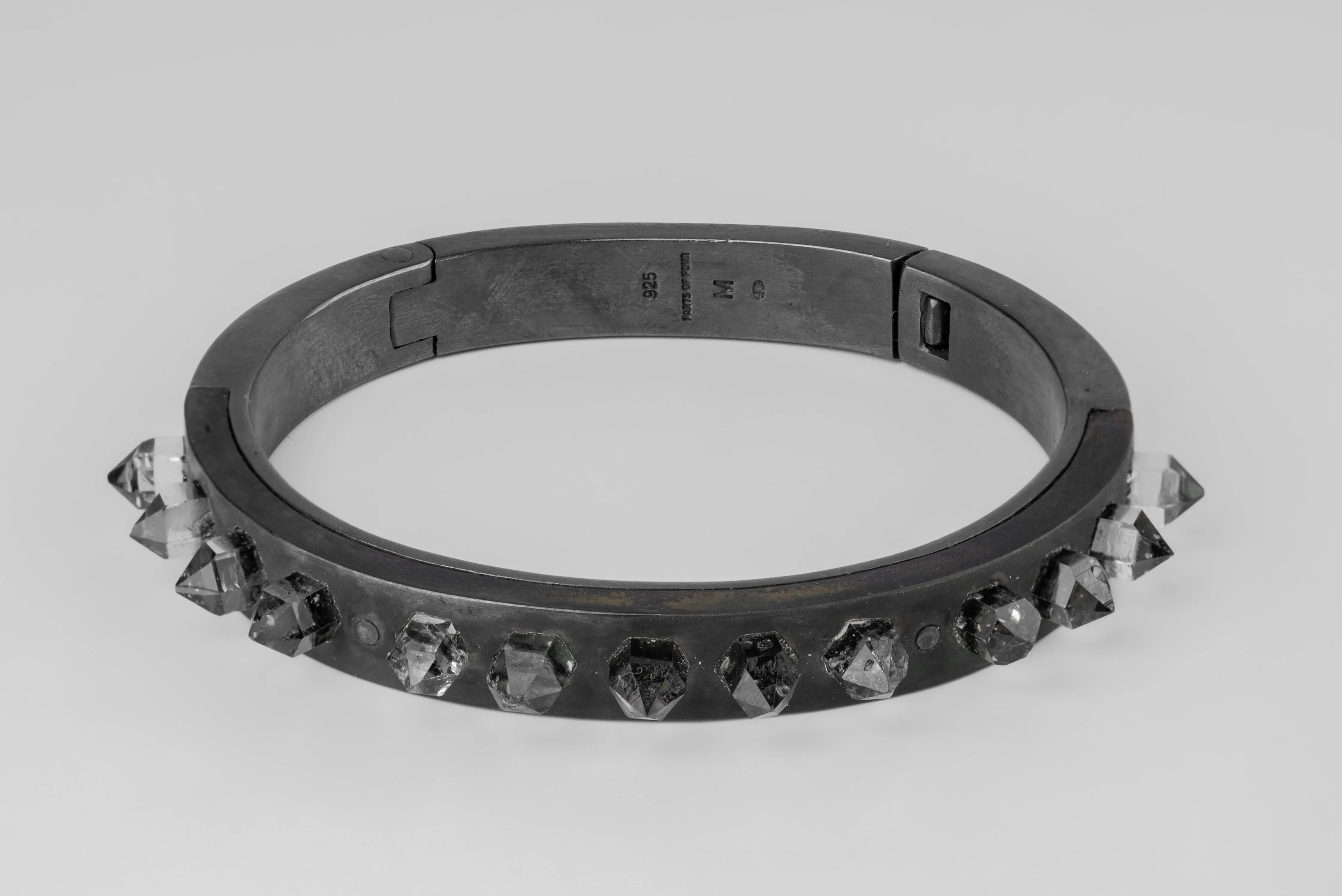 Sistema Bracelet V2 (Tiny Herkimer Spikes, 9mm, KA+KZ+HER) sold by Parts of Four product image thumbnail 3