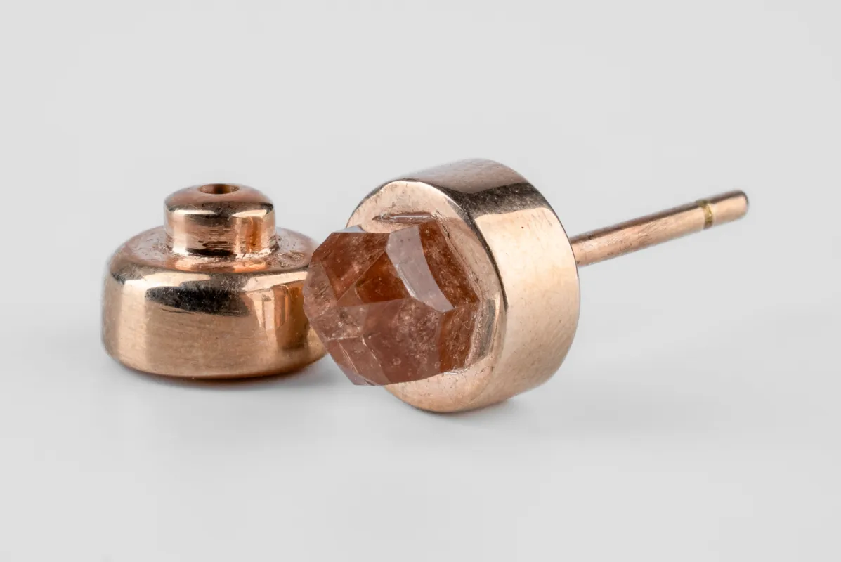 Stud Earring (7mm, Herkimer Spike, YMA+HER) sold by Parts of Four