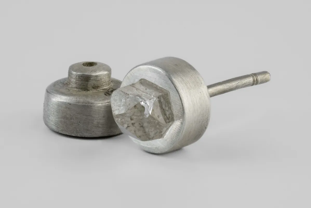 Stud Earring (7mm, Herkimer Spike, DA+HER) sold by Parts of Four