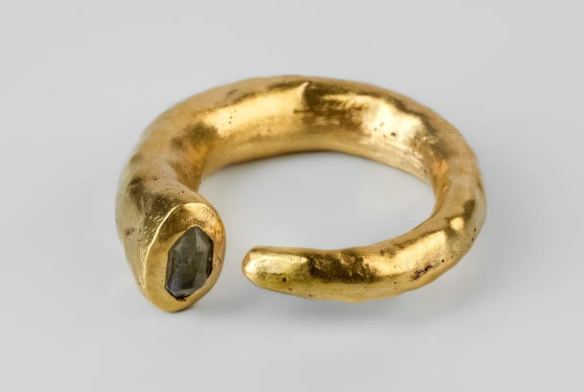 Little Horn Ring (Hoof Set, Herkimer, DG+HER) sold by Parts of Four