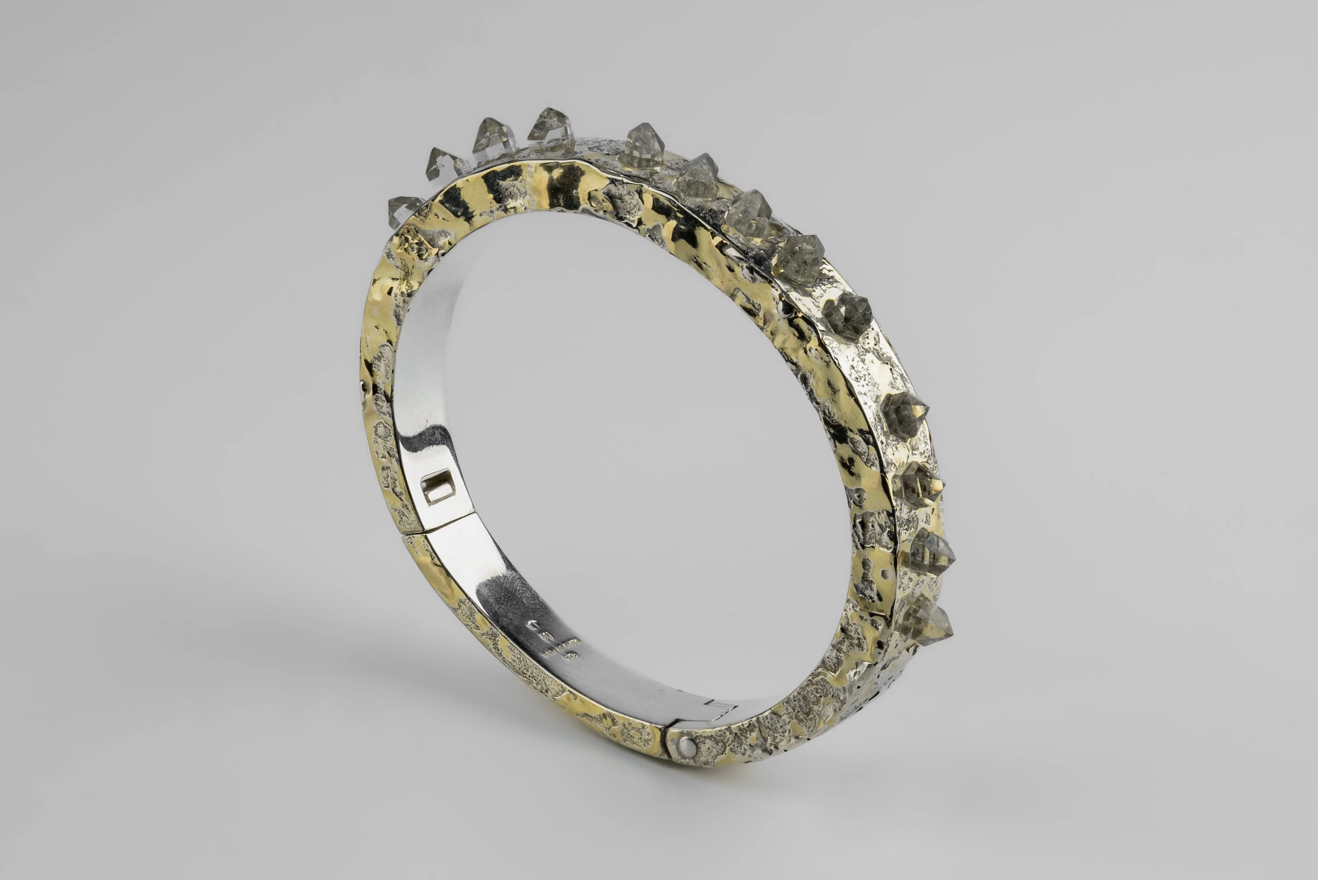 Sistema Bracelet v2 (Full Fuse, Tiny Herkimer Spikes, 9mm, PA18K+HER) sold by Parts of Four product image thumbnail 2