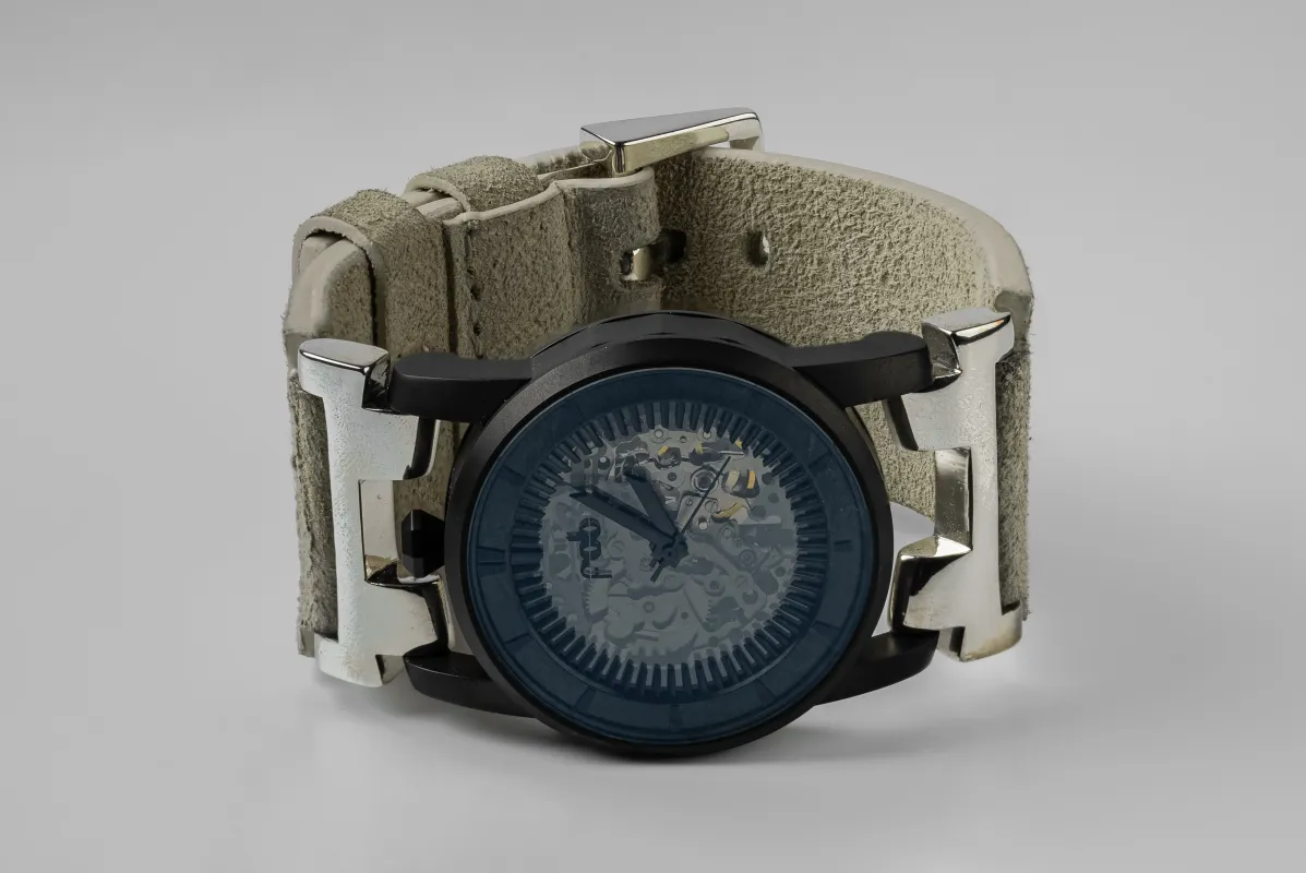 P4—FOB Watch #5865 (Straight Strap [Buckle], Black Matte, PA-FLE) sold by Parts of Four