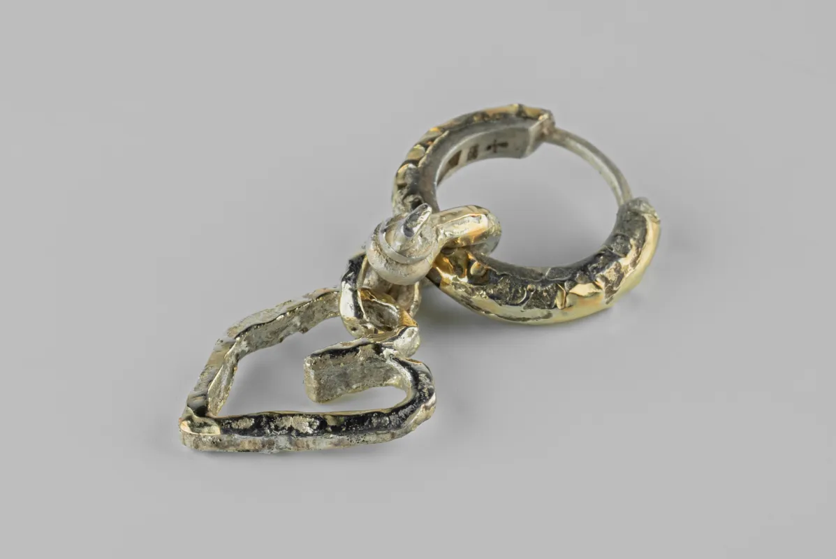 Jazz's Heart Earring (Extra Small, Fuse, DA18K) sold by Parts of Four