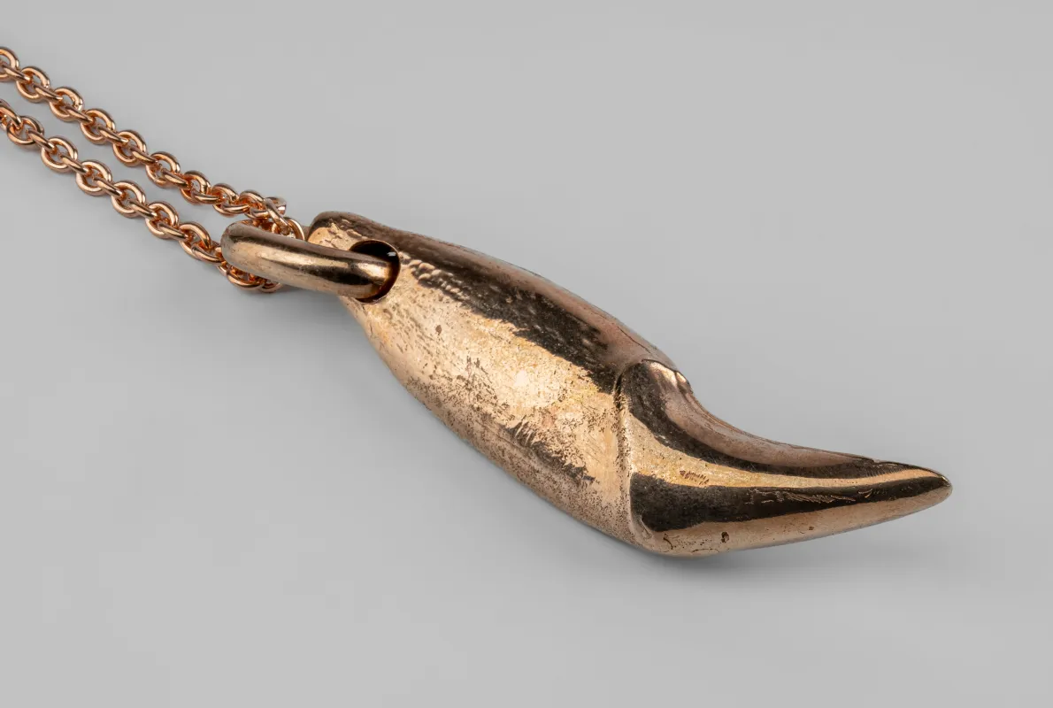 Bear Tooth Necklace Ghost (Medium, YM+YMA) sold by Parts of Four