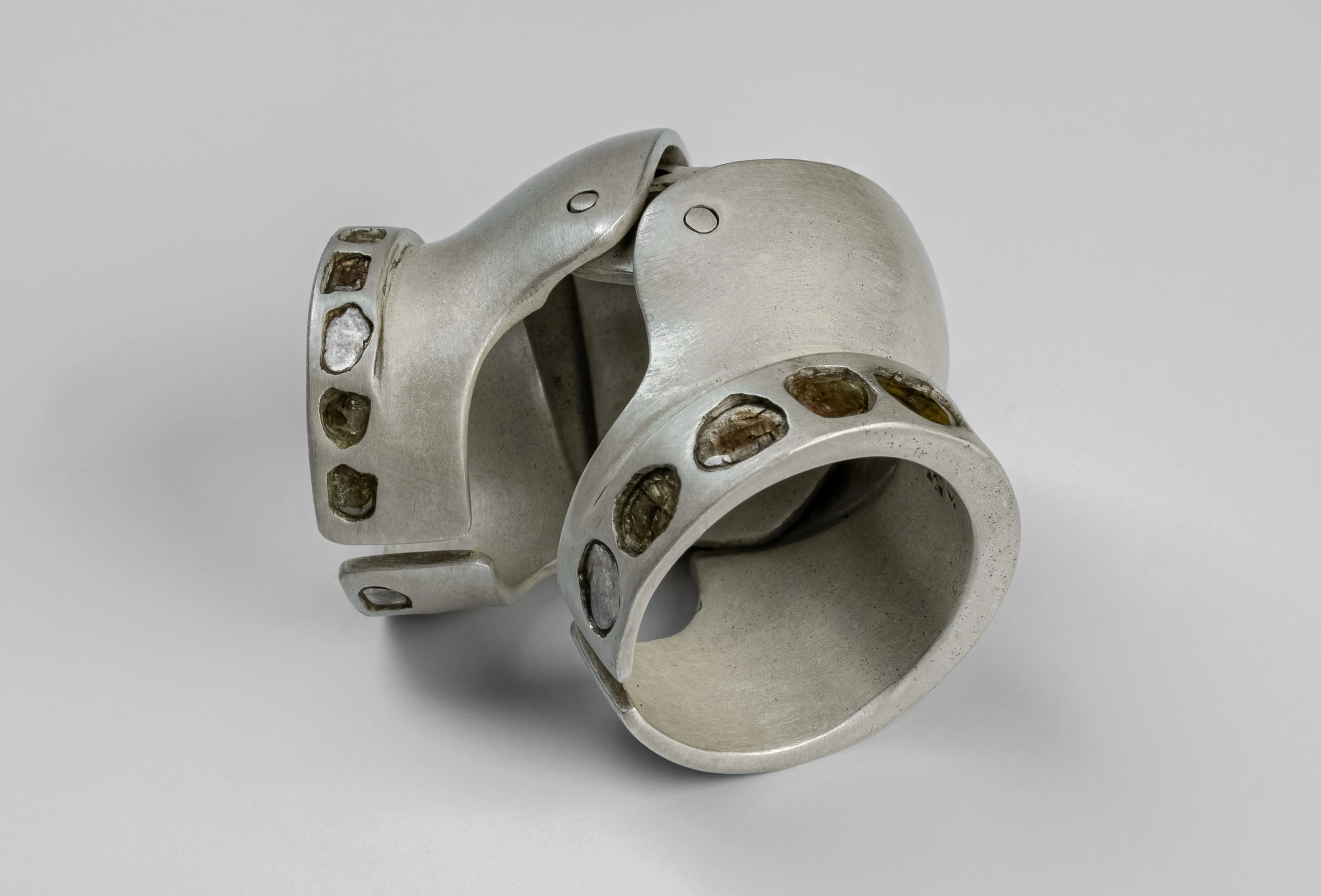 Parts of Four × Fangophilia—Joint Ring Bands (Knuckle & Bands Mega Pavé, Slim, DA+DIA) sold by Parts of Four product image thumbnail 4