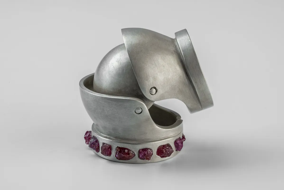 Parts of Four × Fangophilia—Joint Ring Bands (Ruby 7mm, Chunky, DA+DRUS) sold by Parts of Four