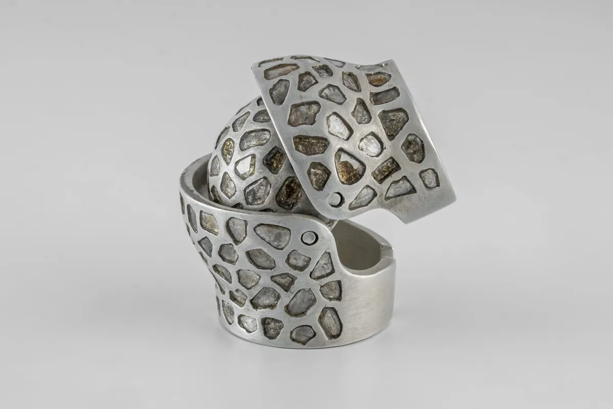 Parts of Four × Fangophilia—Joint Ring Pure (Full Mega Pavé, DA+DIA) sold by Parts of Four