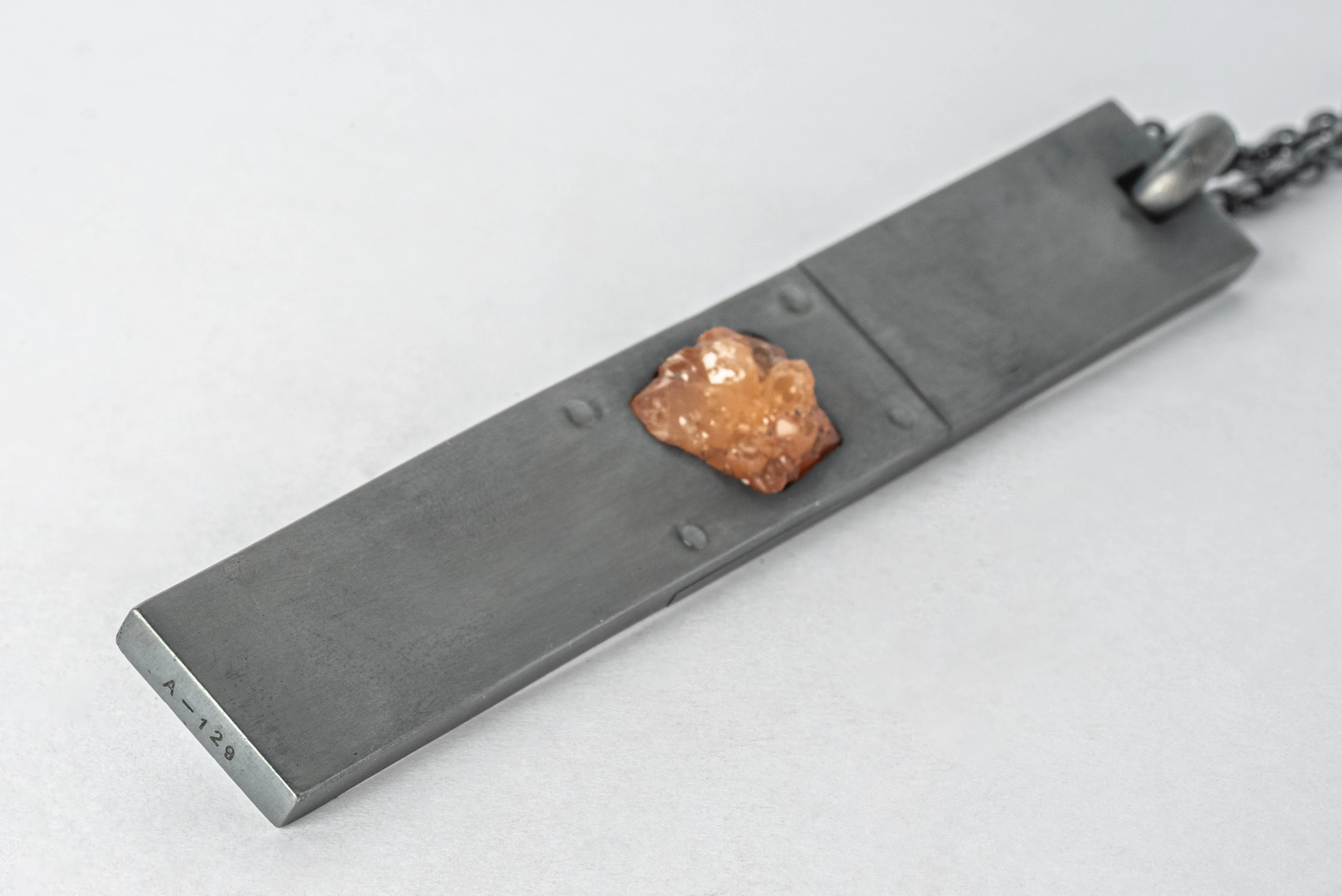 Amulet Necklace (Peach Quartz, KA+PCQ) sold by Parts of Four product image thumbnail 5