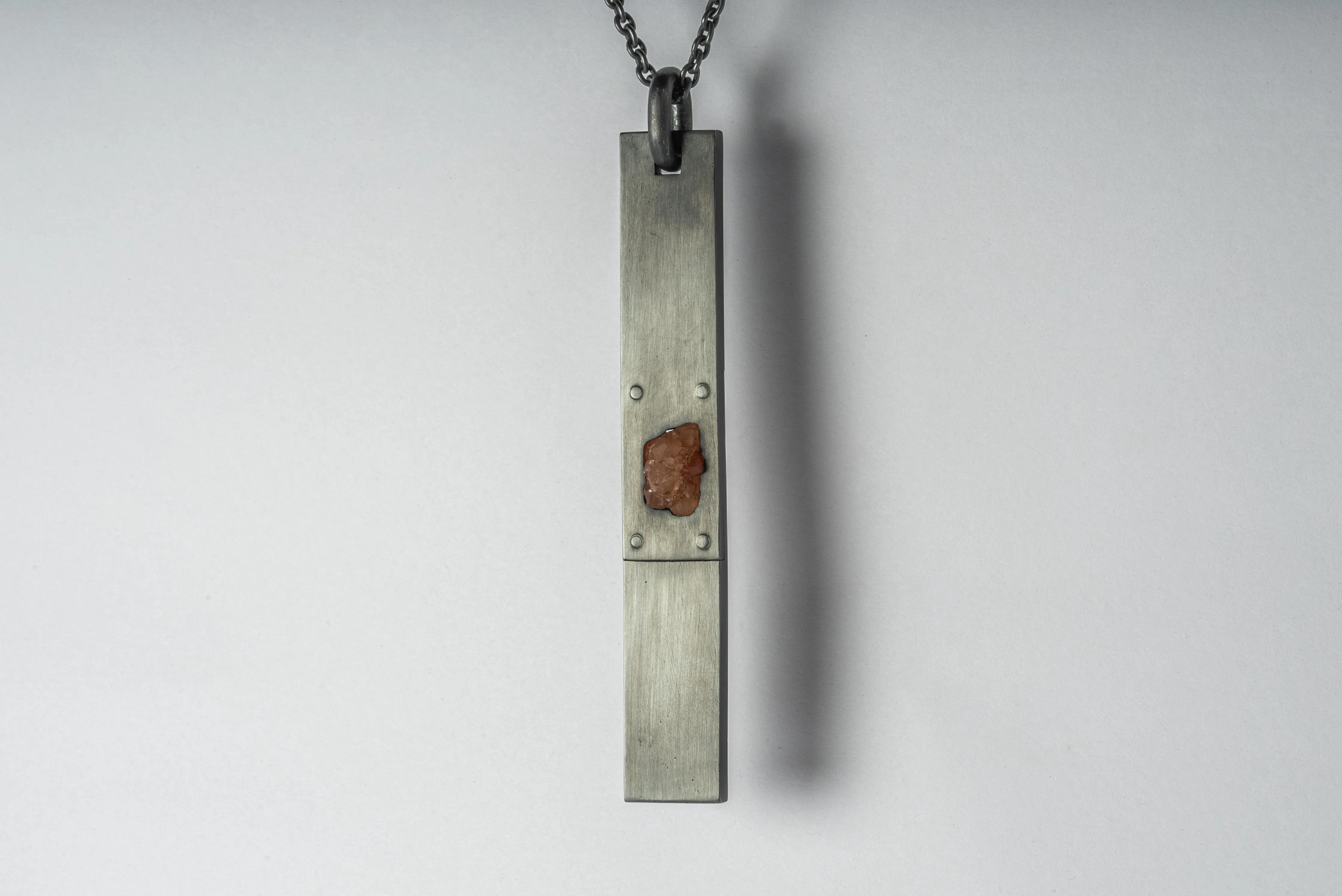 Amulet Necklace (Peach Quartz, KA+PCQ) sold by Parts of Four product image thumbnail 3
